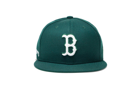 Concepts x New Era 5950 Boston Red Sox Fitted Hat (Dark Green)
