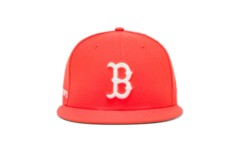Concepts x New Era 5950 Boston Red Sox Fitted Hat (Orange)
