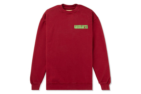 Concepts Flower Crewneck (Maroon)
