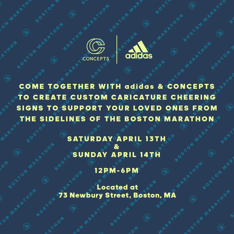 Concepts & adidas Celebrate the 2019 Boston Marathon