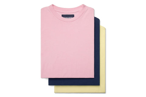 Concepts 3 Pack Tee (Fawn/Navy/Pink)