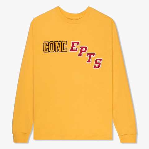 Concepts Rival Logo NY Long Sleeve (Mustard)