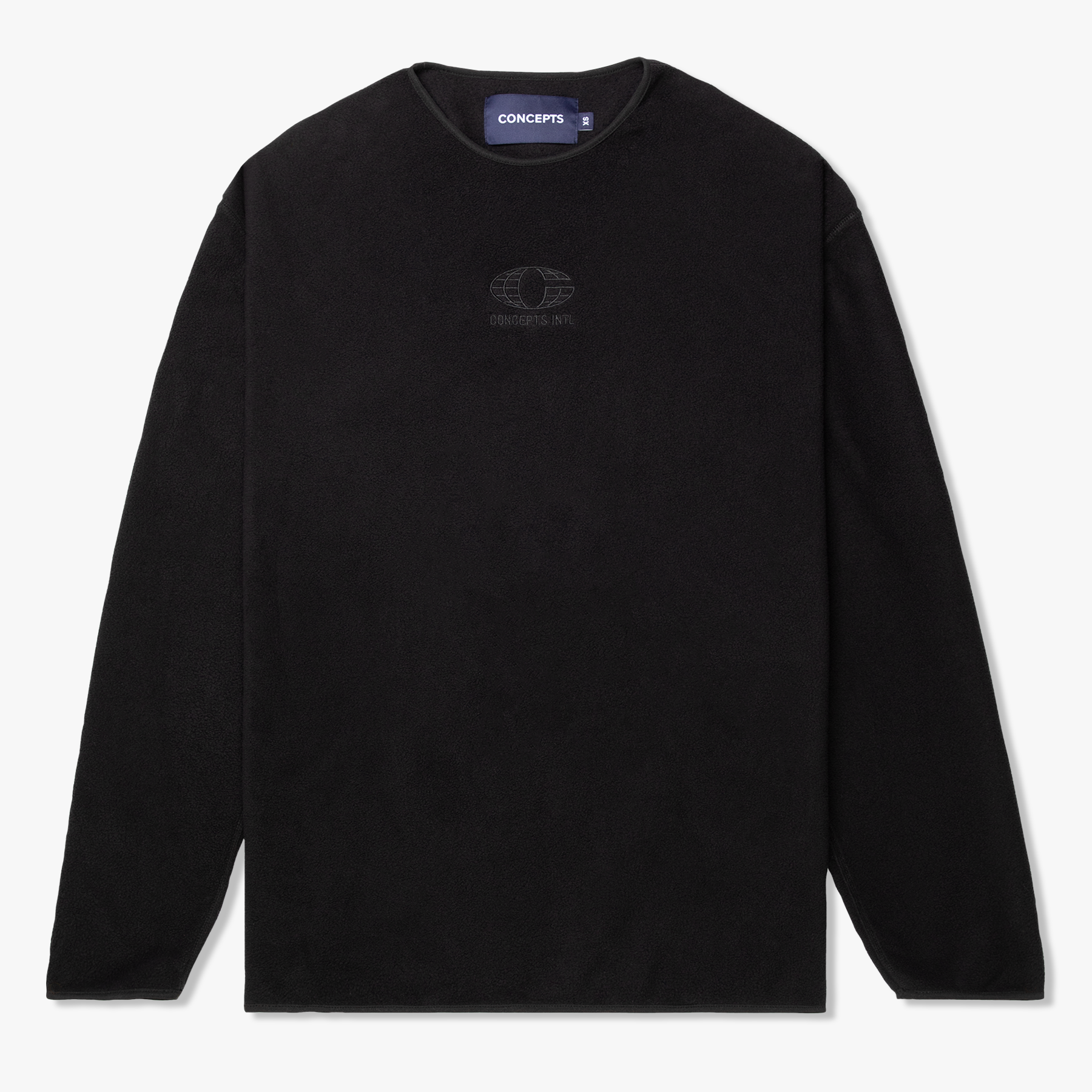 ★★ ★★ Men's Black Long Sleeve Archive Fleece Concepts INTL Polar Fleece Long Sleeve (Black) – CNCPTS