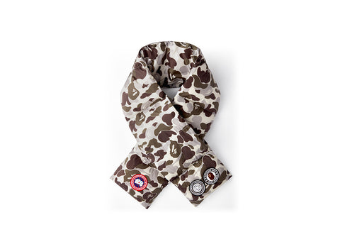 Concepts x Canada Goose x BAPE Down Scarf (Giant ABC Snow Camo)