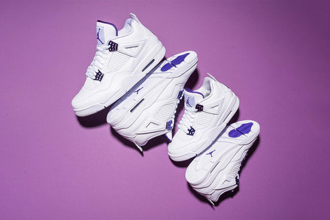 Nike Air Jordan 4 'Purple Metallic' Online Drawing