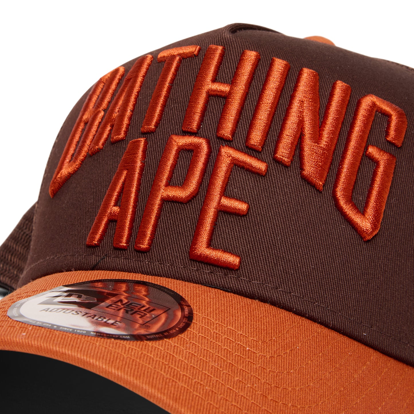 A Bathing Ape NYC Logo New Era 9Forty Cap (Brown)