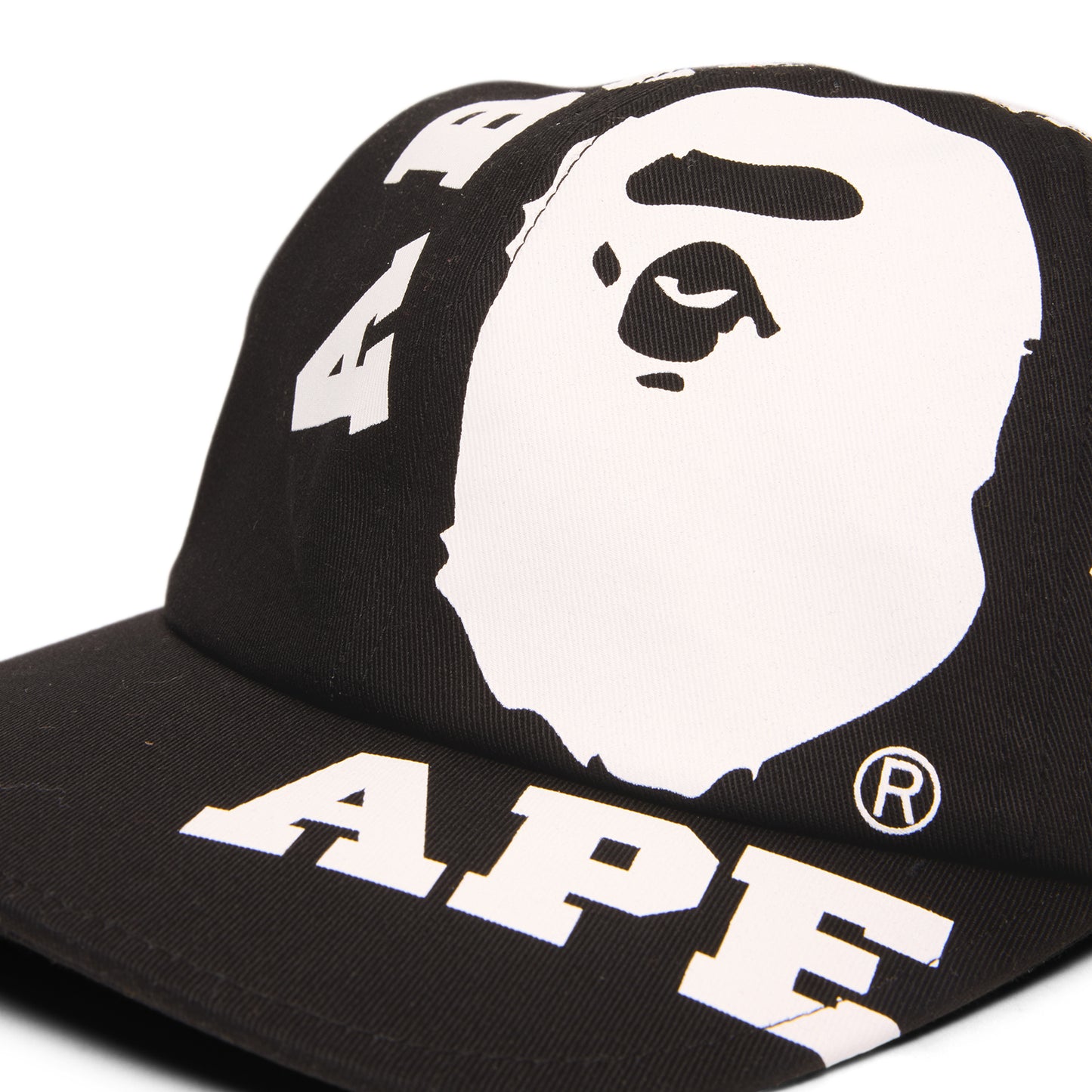A Bathing Ape Big College Cap (Black)