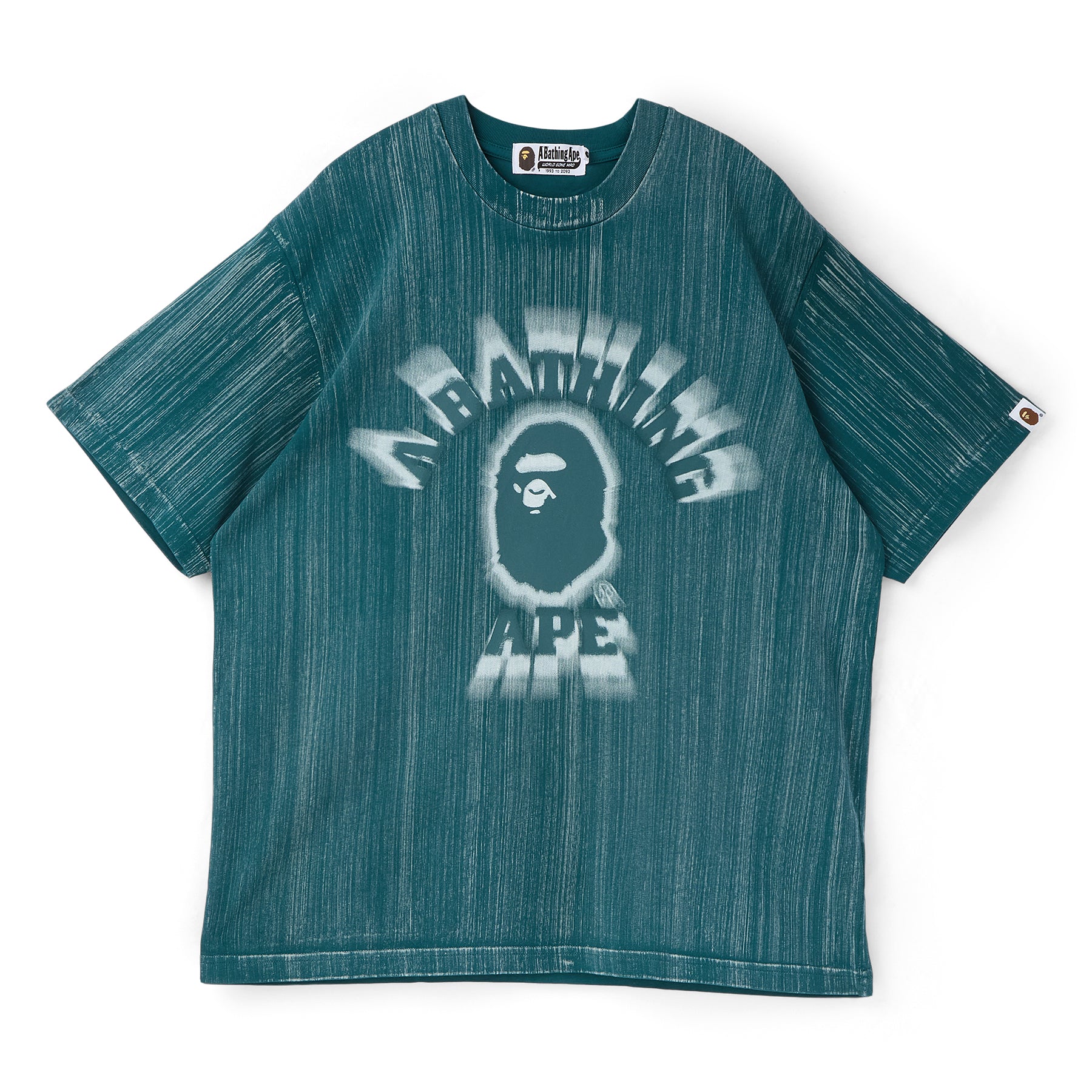 A Bathing Ape Brush College Relaxed Fit Tee M (Green) – CNCPTS
