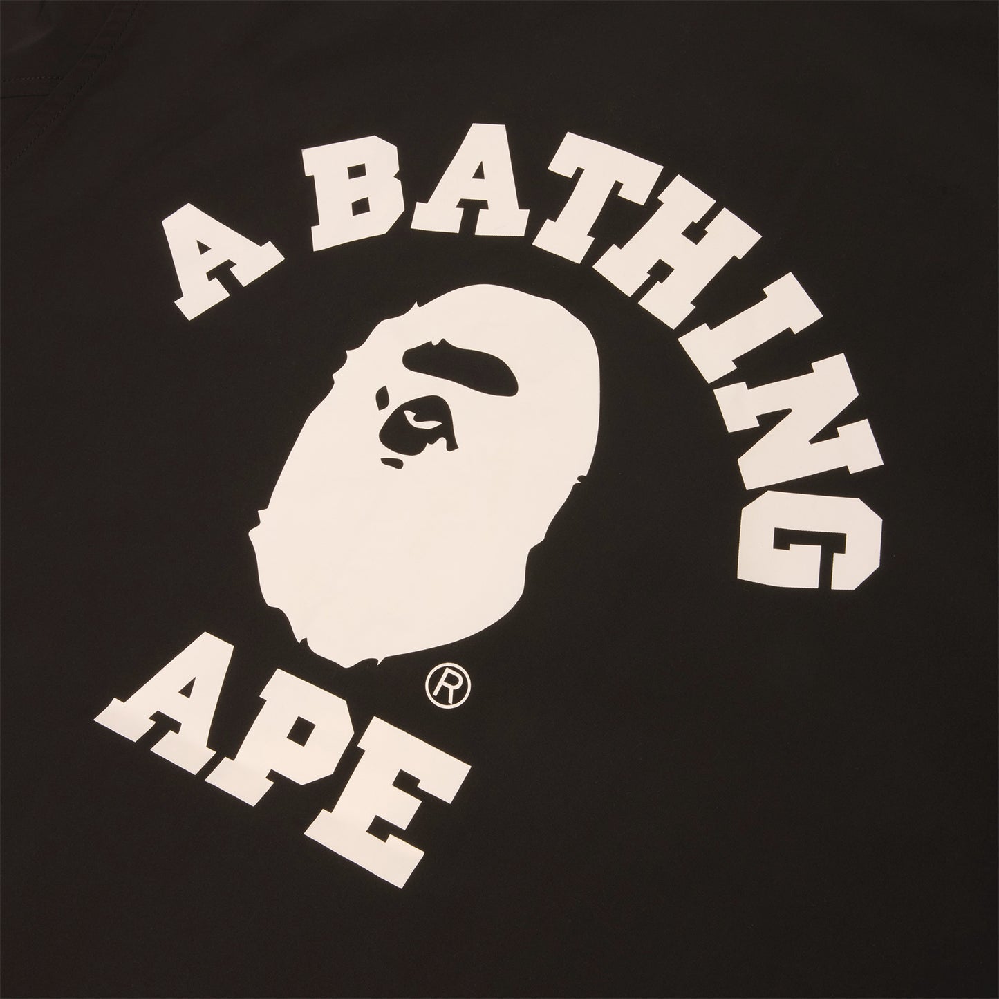 A Bathing Ape College Coach Jacket (Black)