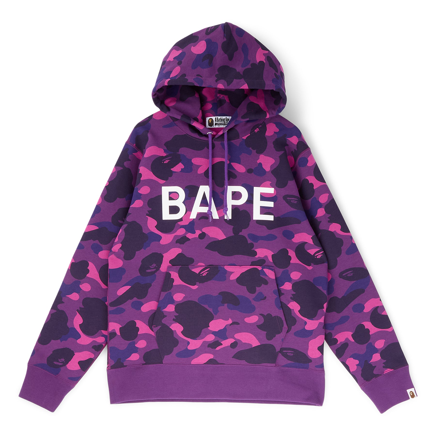 A Bathing Ape Color Camo Bape Pullover Hoodie M (Purple) – CNCPTS