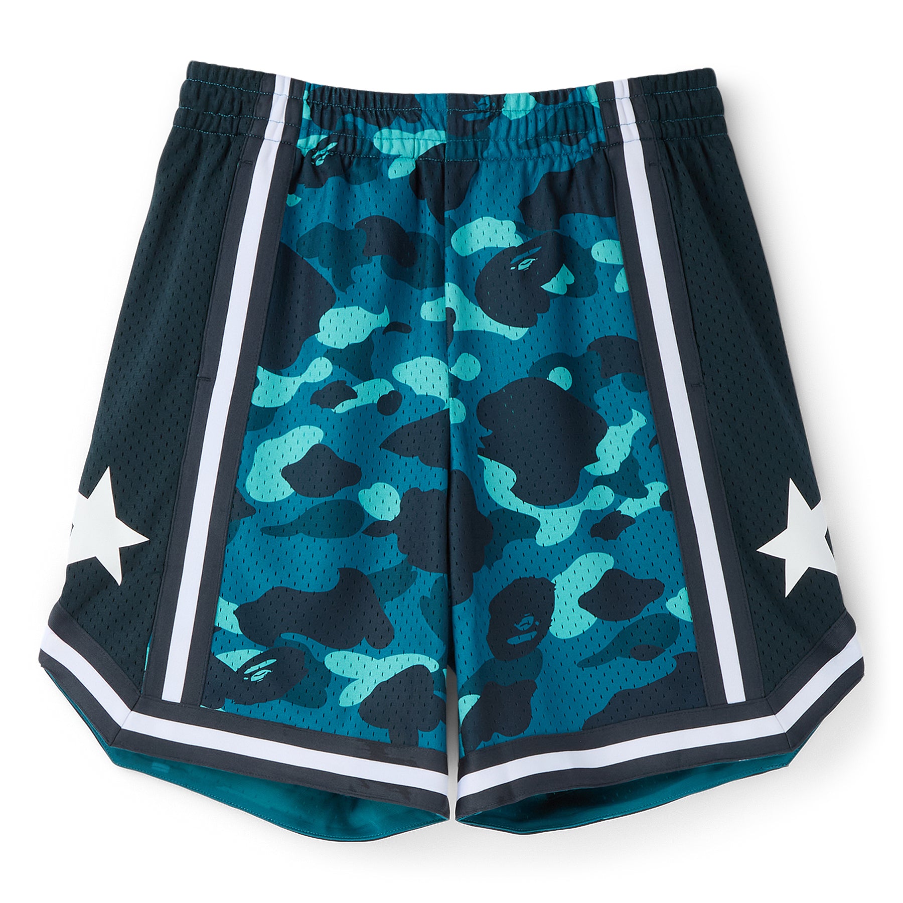 A Bathing Ape Color Camo Mesh Relaxed Fit Shorts M (Green) – CNCPTS