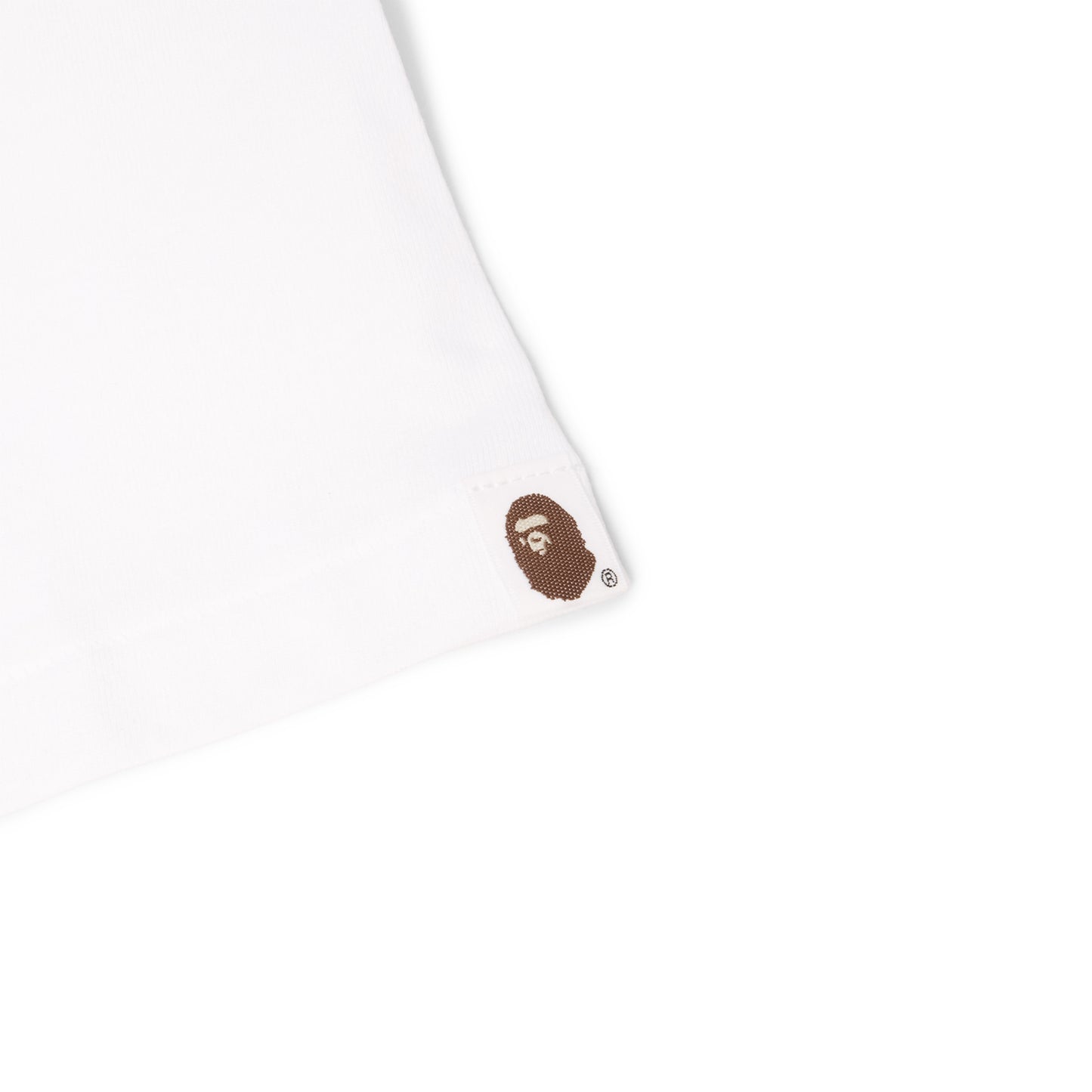 A Bathing Ape Tie Dye Twist College Tee (White)