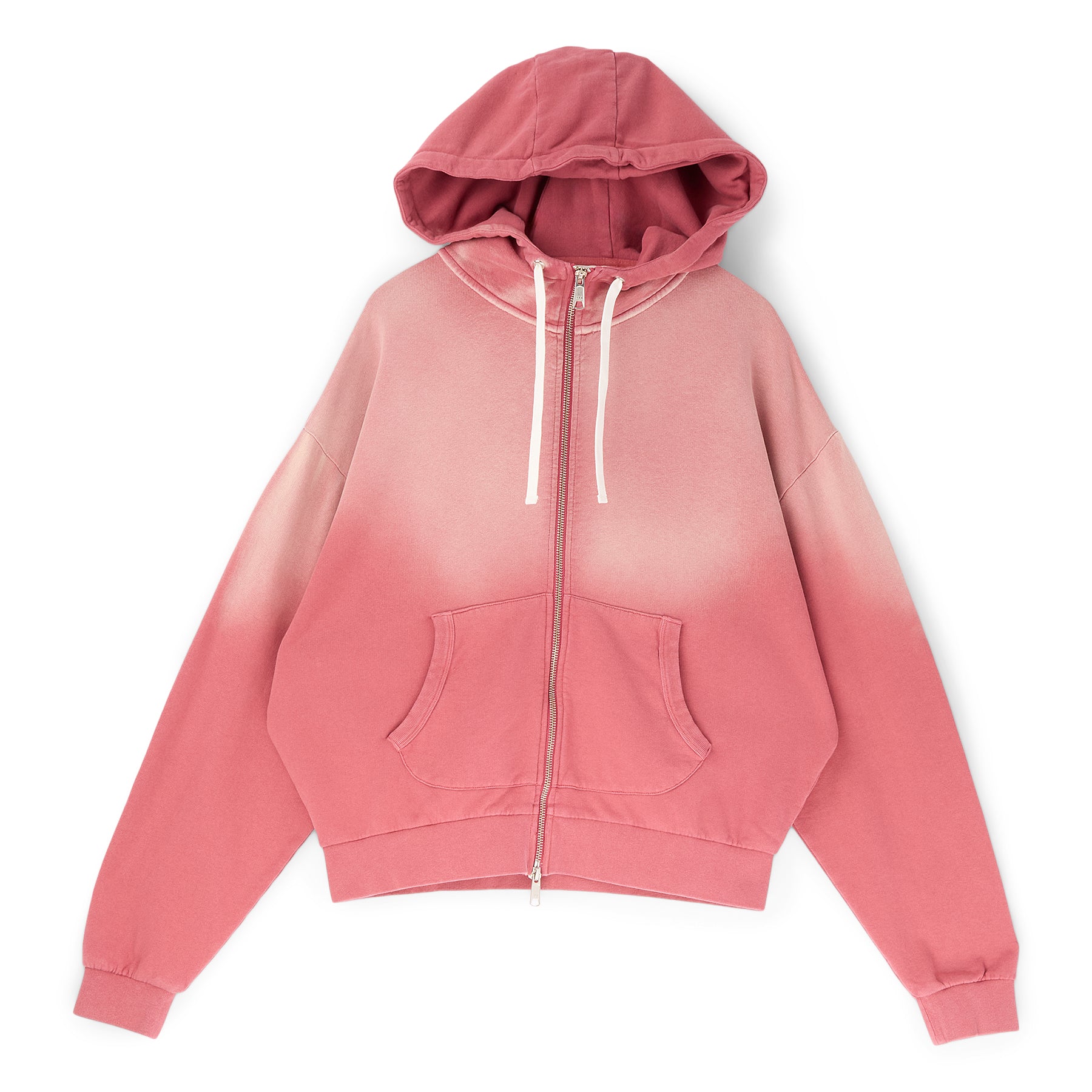 Brain Dead Padded Elbow Zip-Up Hoodie (Brick) – CNCPTS