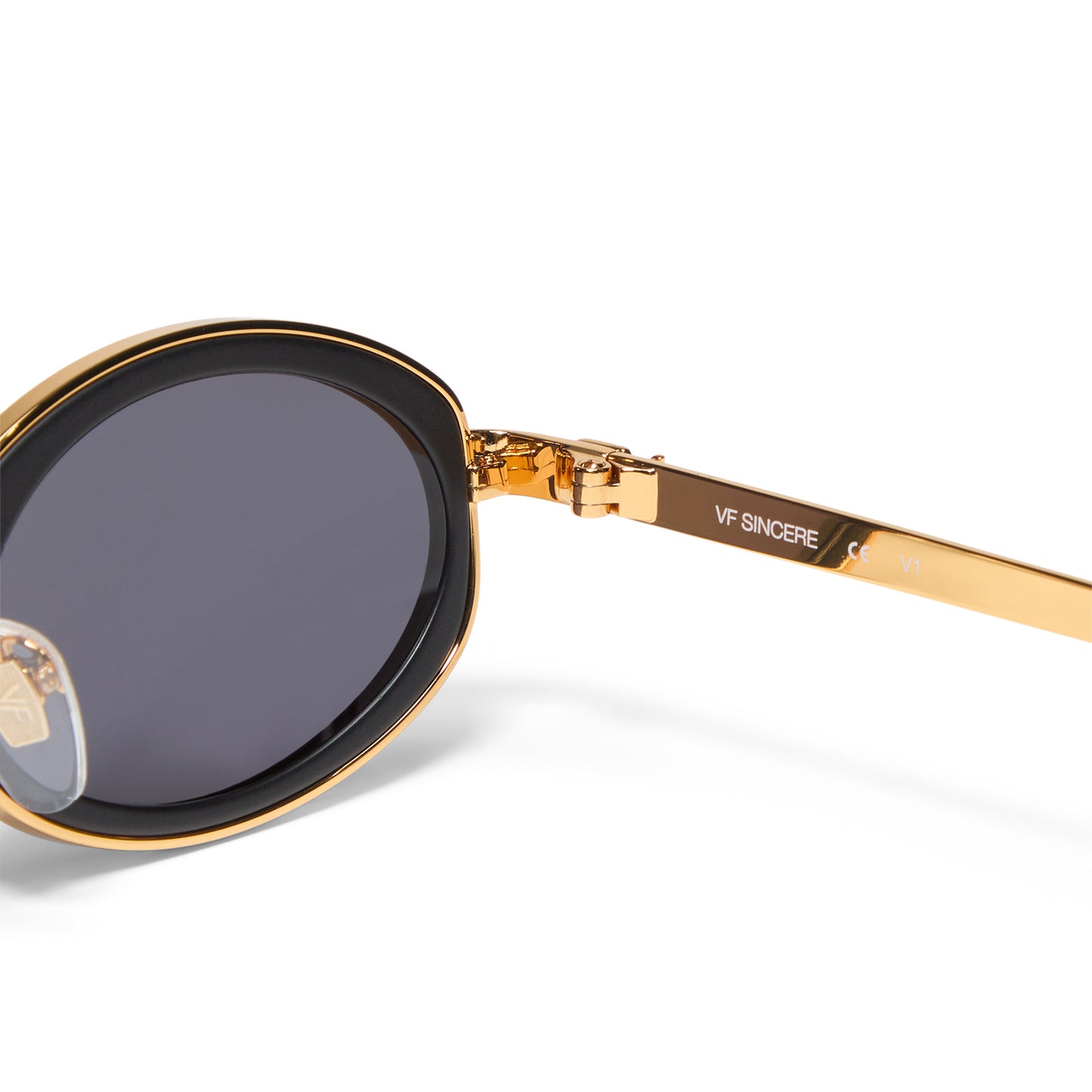 Vintage Frames Sincere 24KT (Yellow Gold/Matte Black)
