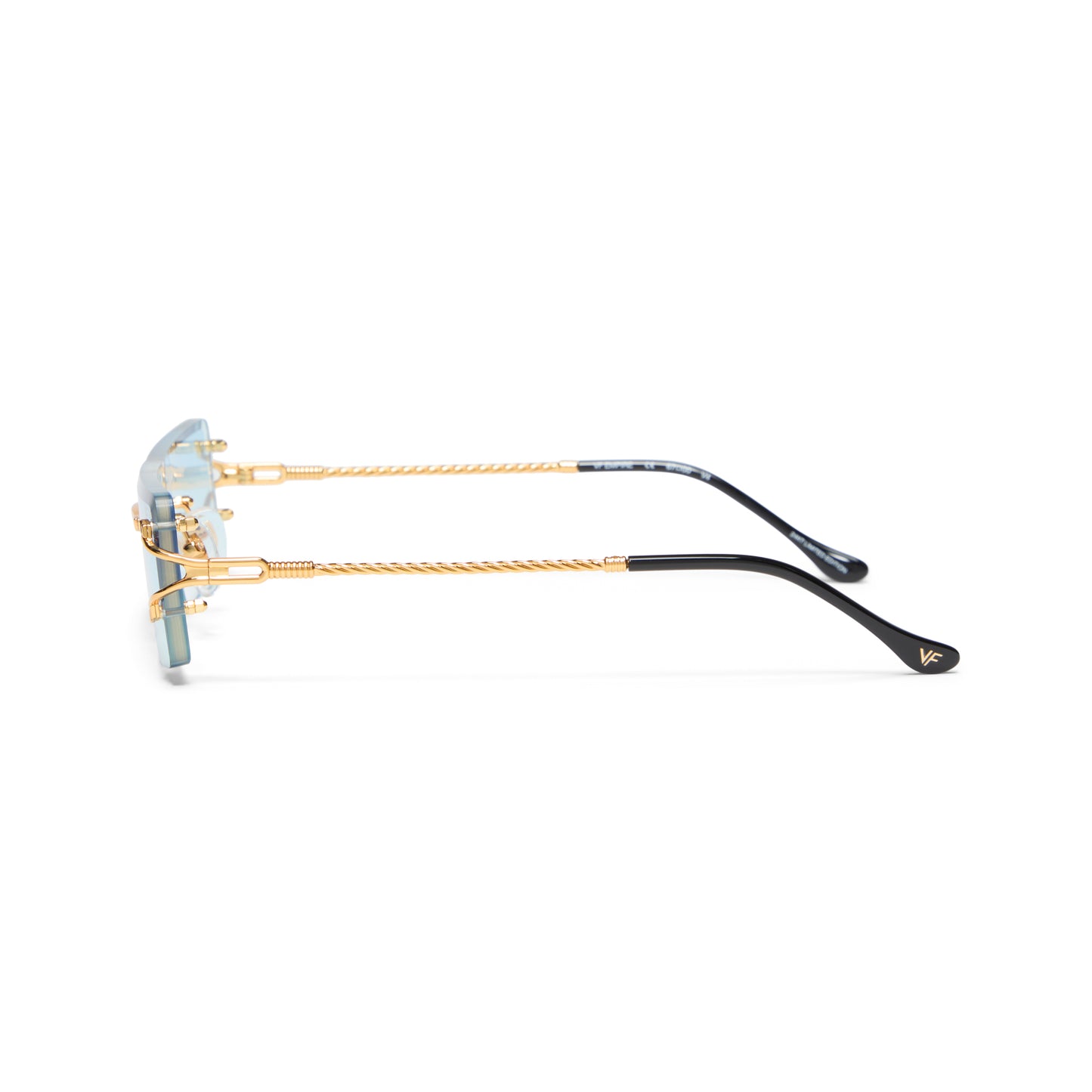 Vintage Frames Empire Rimless Drill Mount 24KT (Yellow Gold)