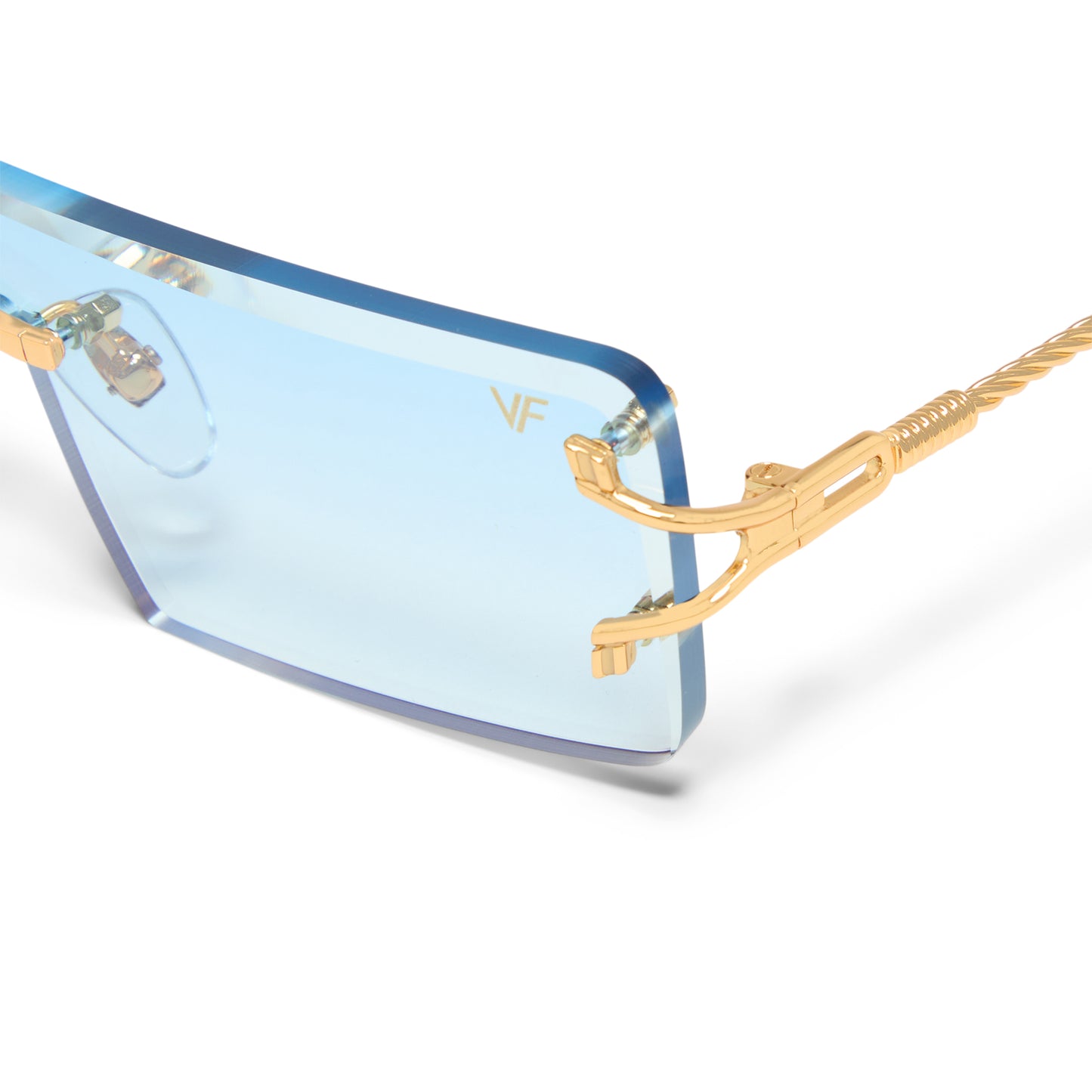 Vintage Frames Empire Rimless Drill Mount 24KT (Yellow Gold)