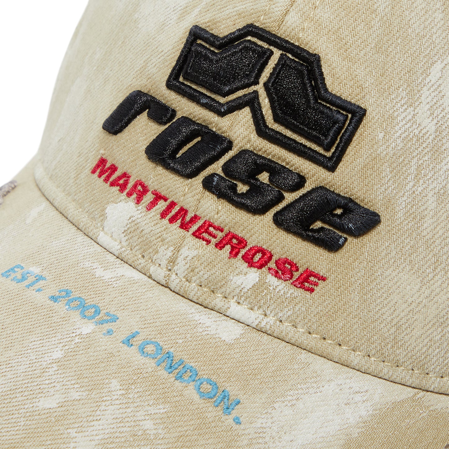 Martine Rose Rolled Back Cap (Beige)