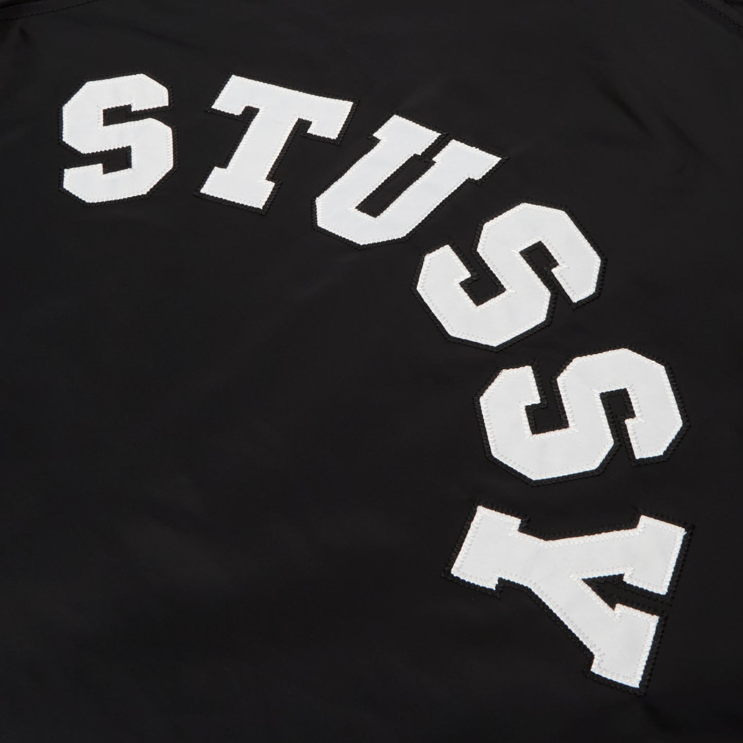 Stussy Hooded Coaches Jacket (Black)