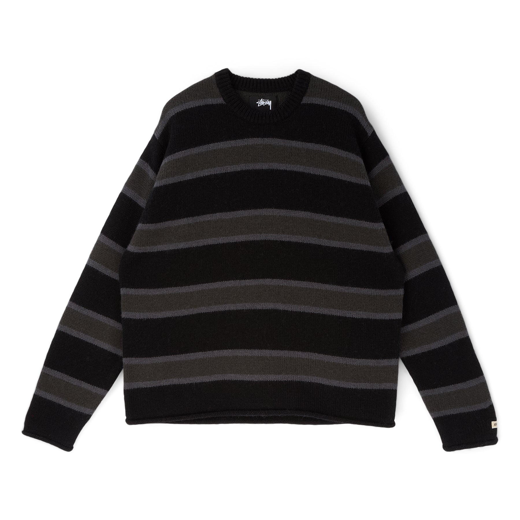 Stussy Striped Wool Sweater (Black) – CNCPTS