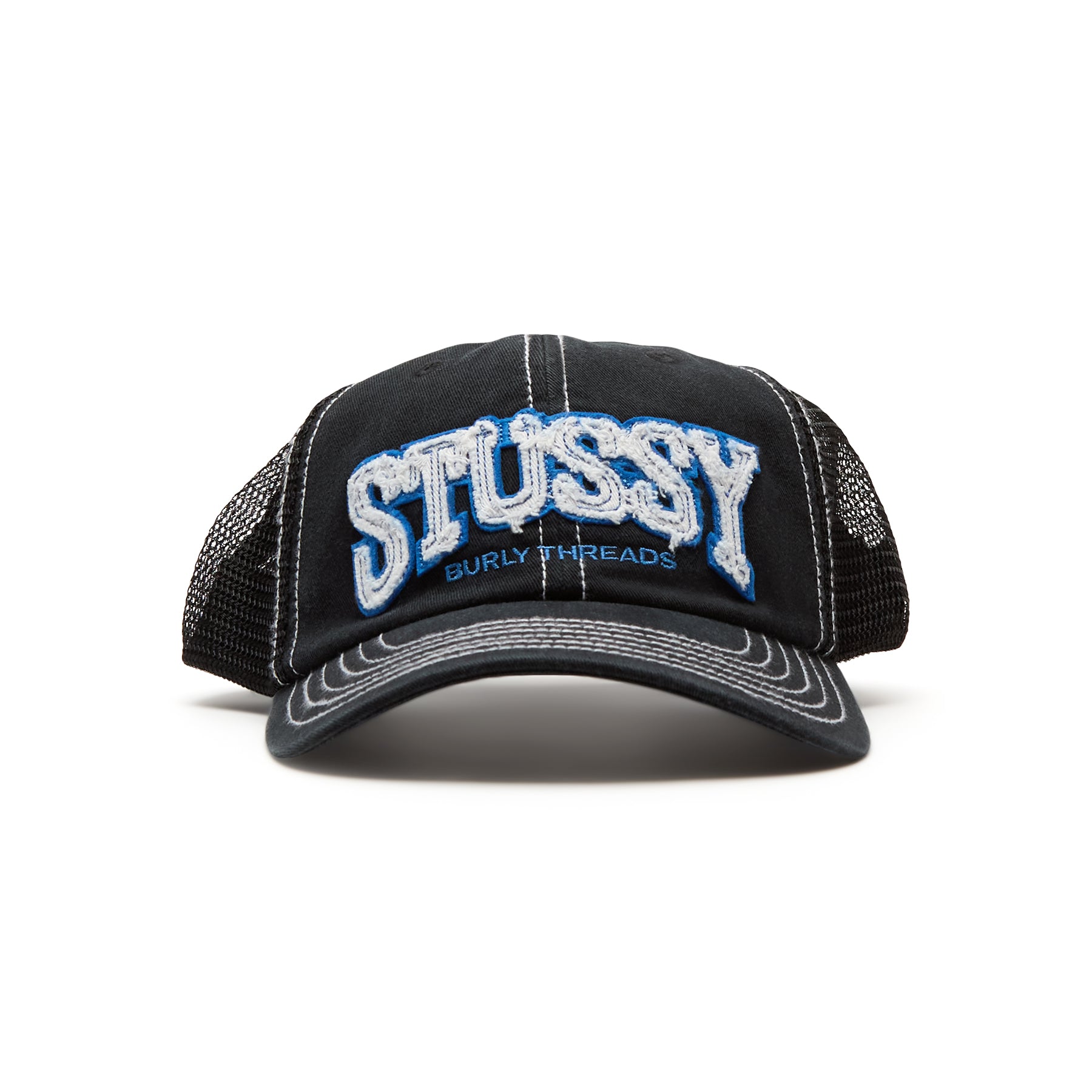 Stussy Md Burly Threads Trucker (Black) – CNCPTS