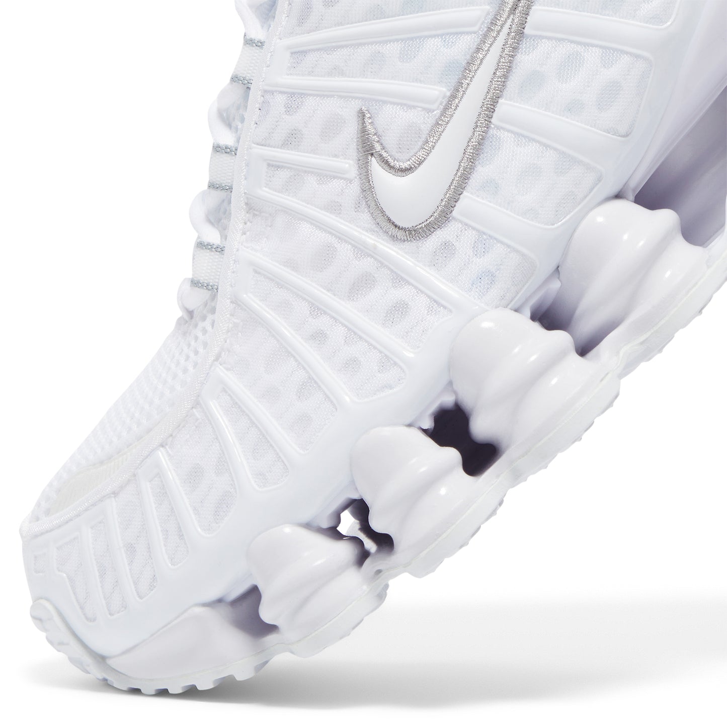 Nike Womens Shox TL (White/Metallic Silver/Max Orange)