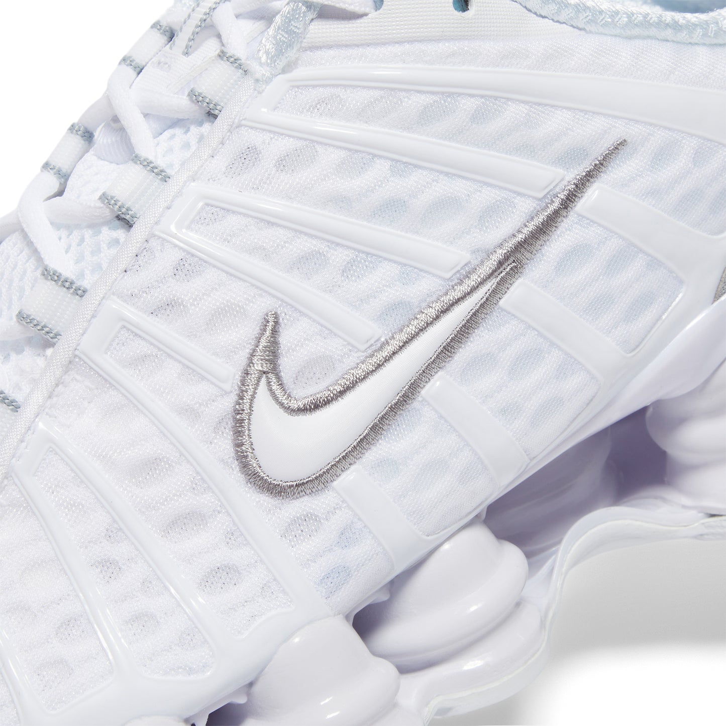 Nike Womens Shox TL (White/Metallic Silver/Max Orange)