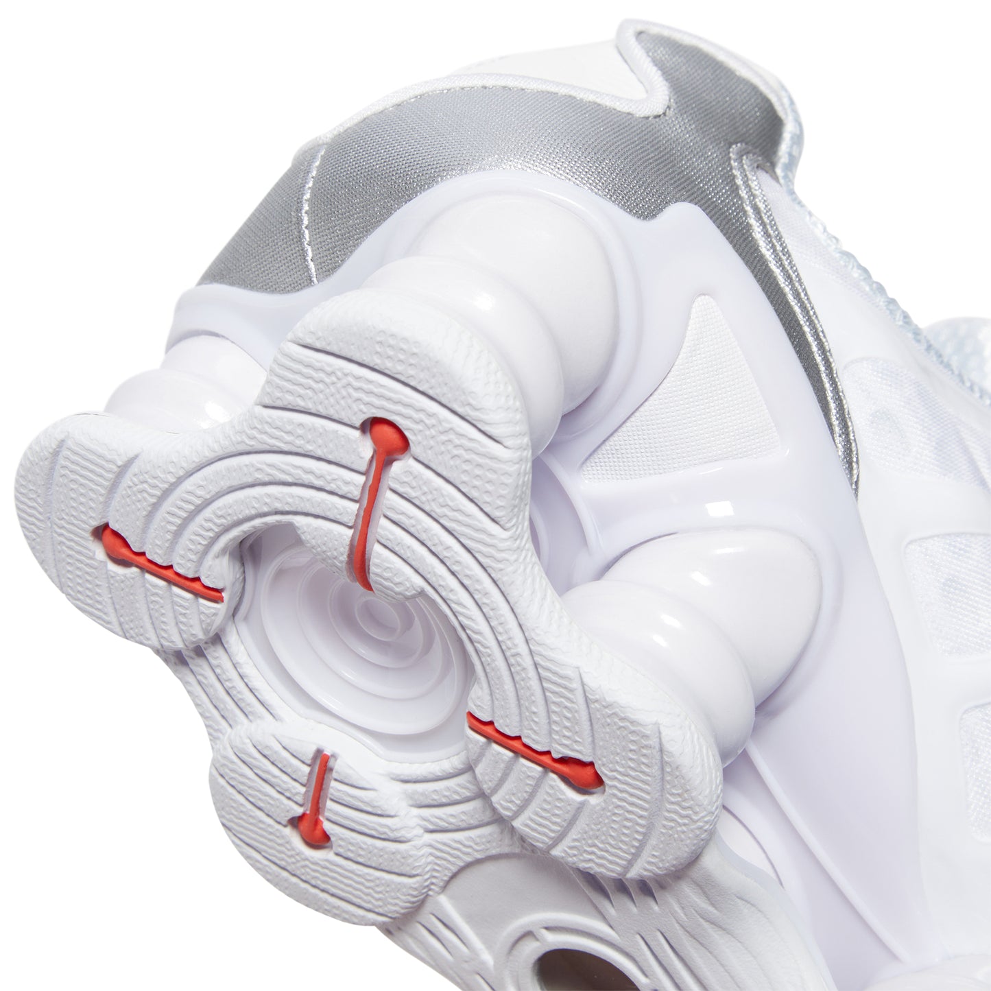 Nike Womens Shox TL (White/Metallic Silver/Max Orange)