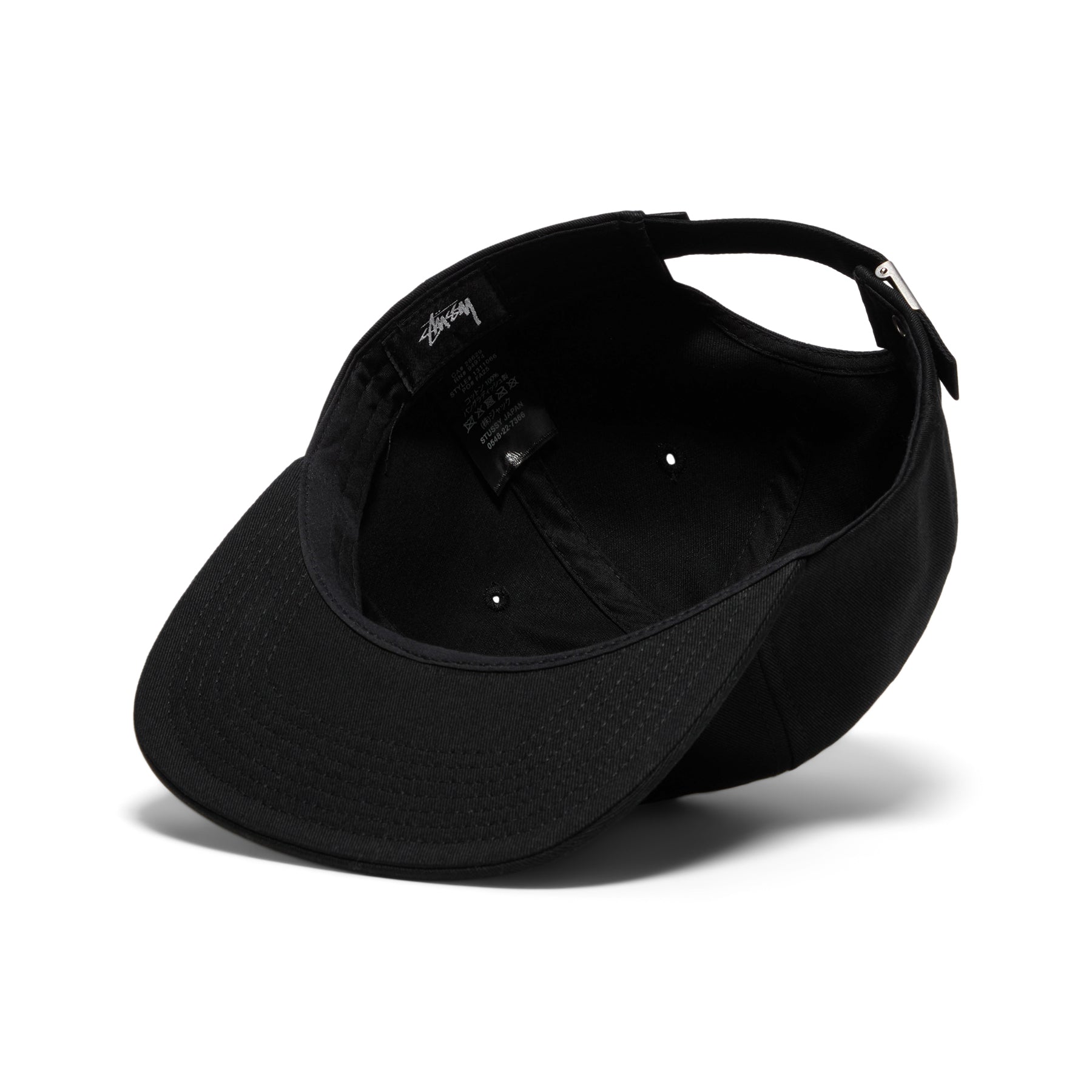 Stussy Stu Arch Strapback Cap (Shadow Black)
