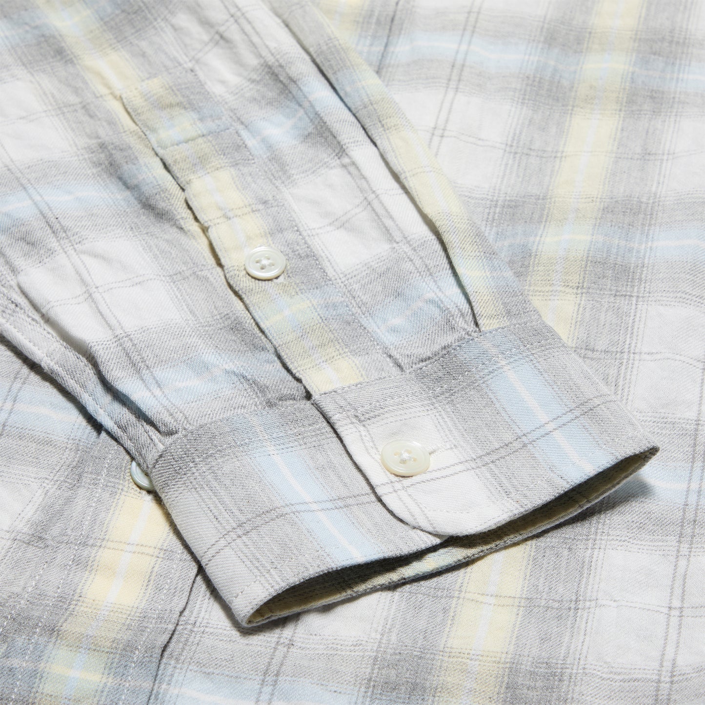 Stussy Beach Plaid Shirt (Off White)