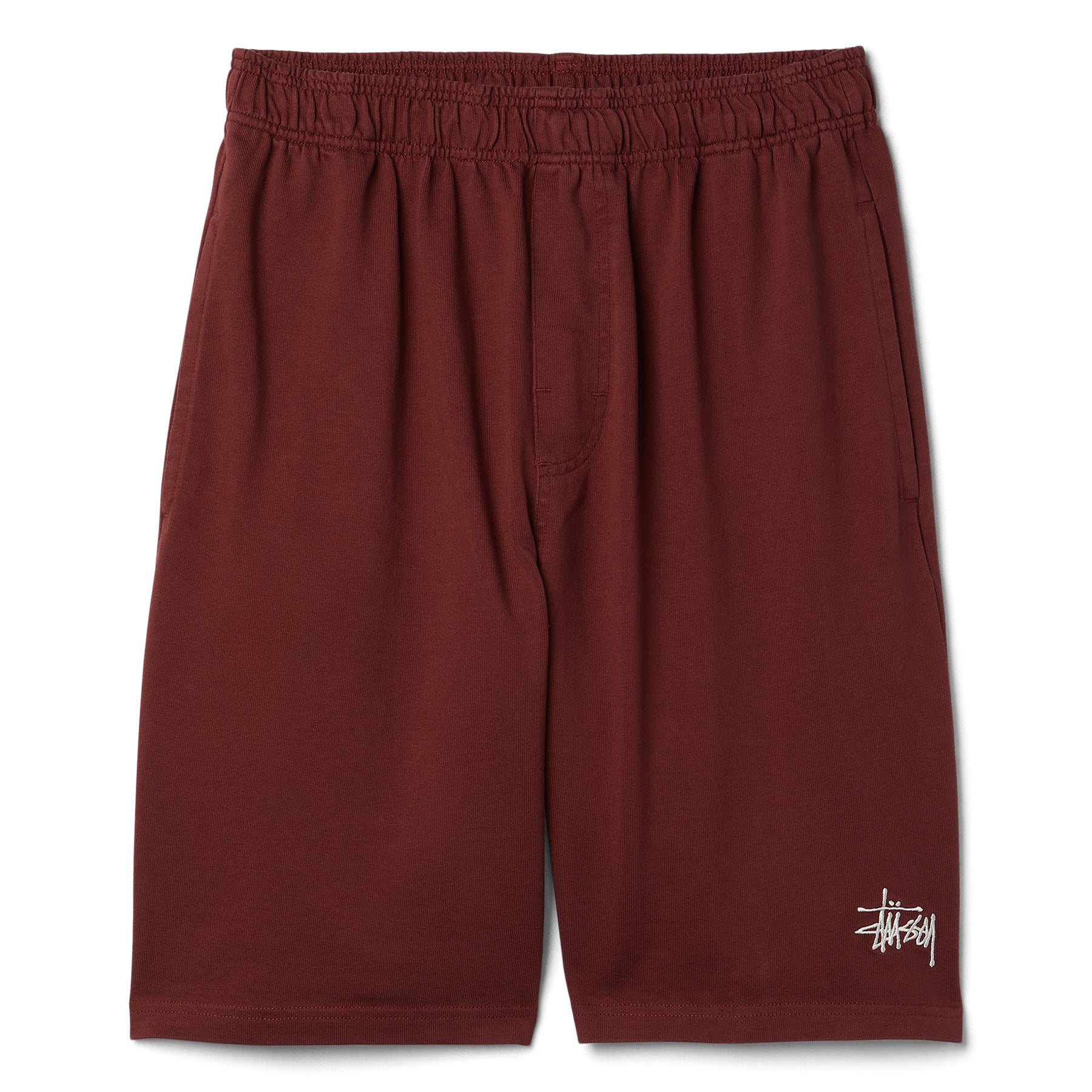 早期完売★Stussy★HEAVY JERSEY SHORT ショートパンツWINE Stussy】 HEAVY JERSEY SHORT WINE (STUSSY/ハーフ・ショート