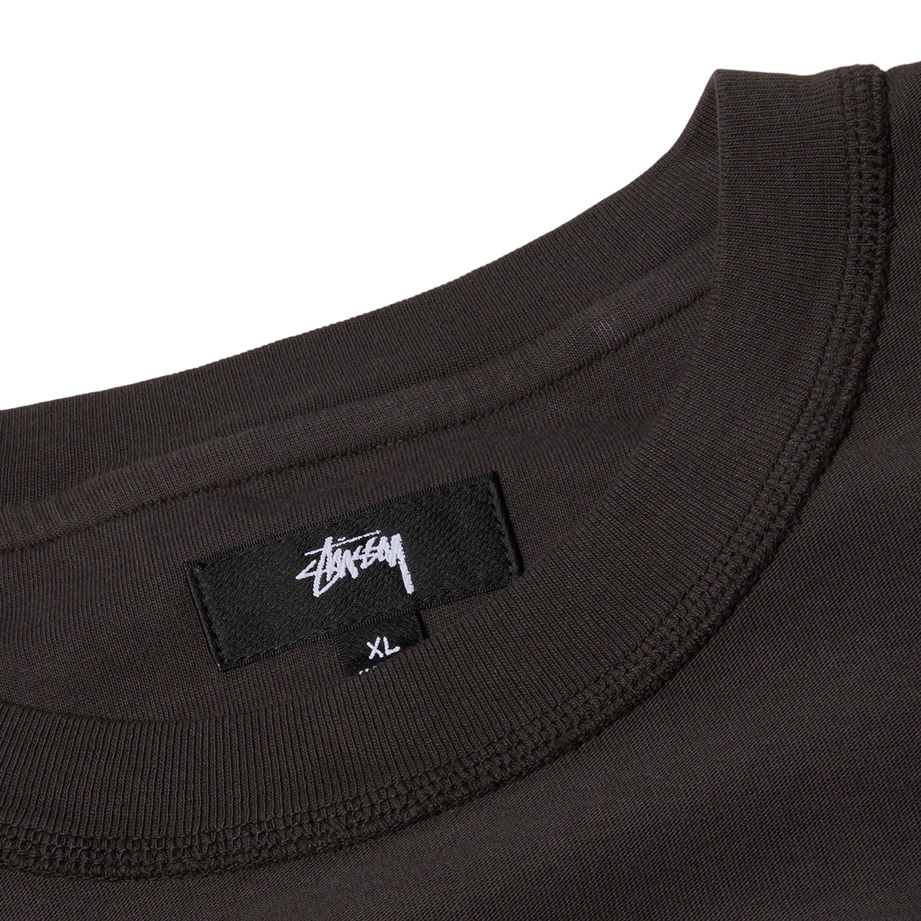 Stussy Lazy Short Sleeve Tee (Vintage Black)