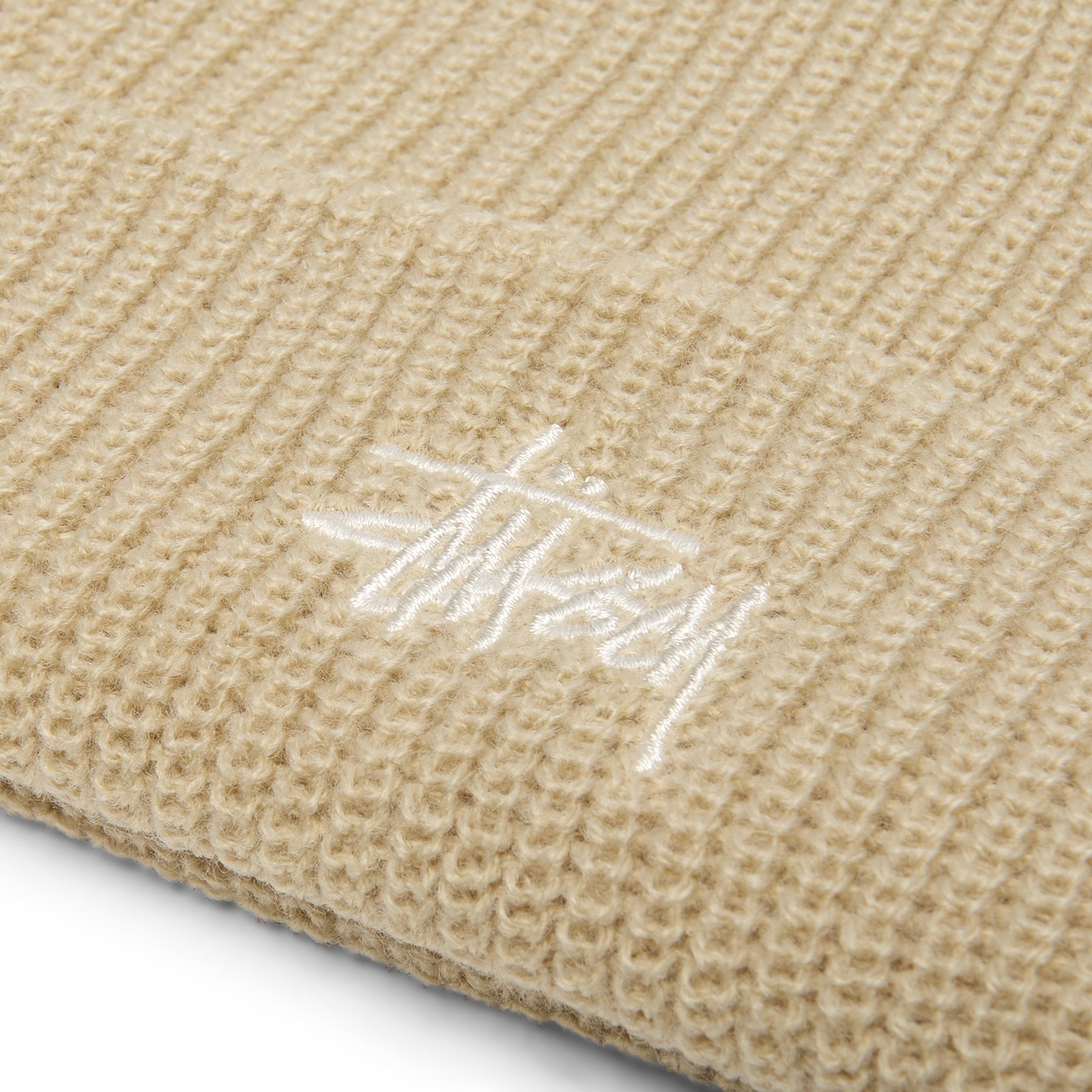 Stussy Basic Cuff Beanie (Faded Tan)