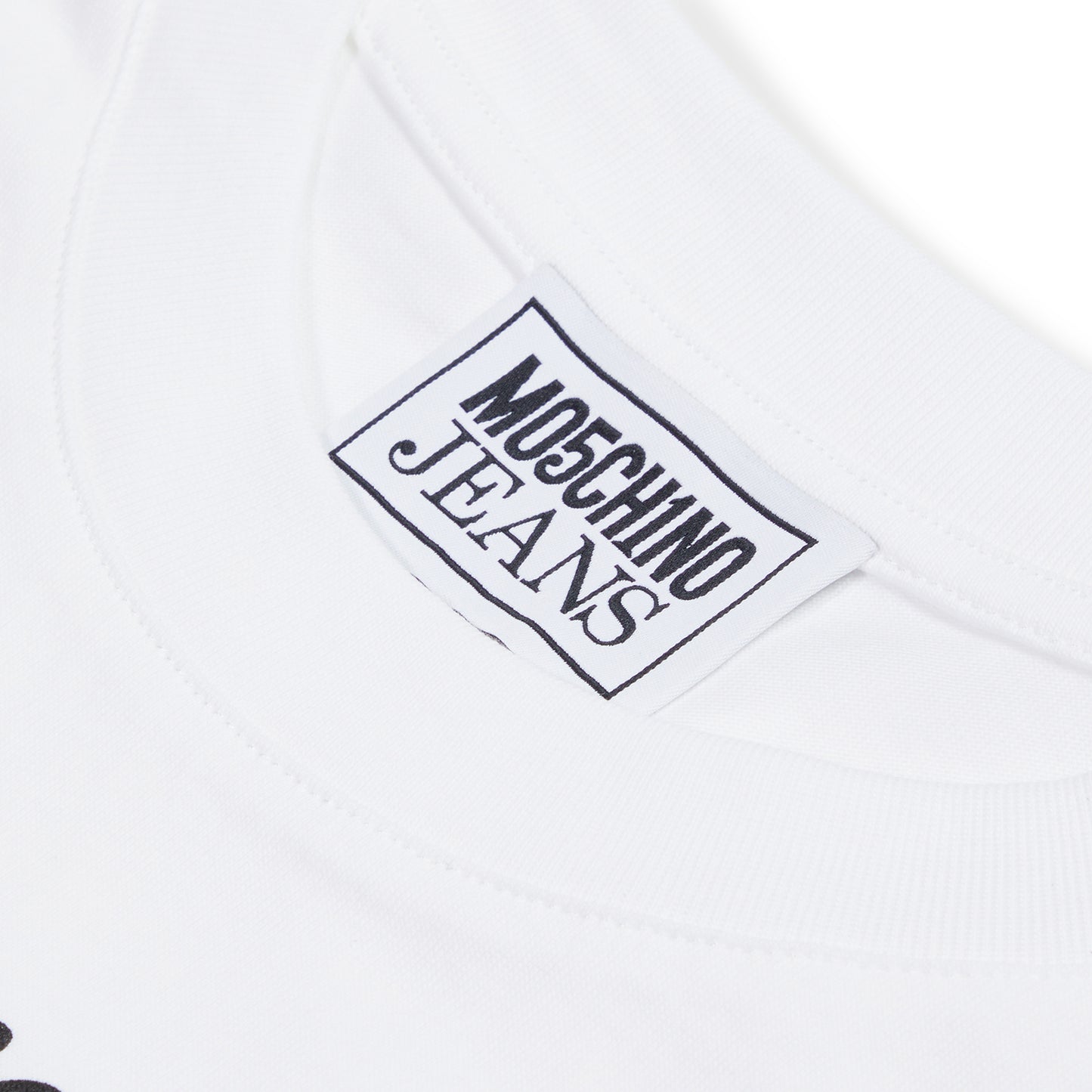 Moschino Jeans Cotton Jersey T-Shirt (White)