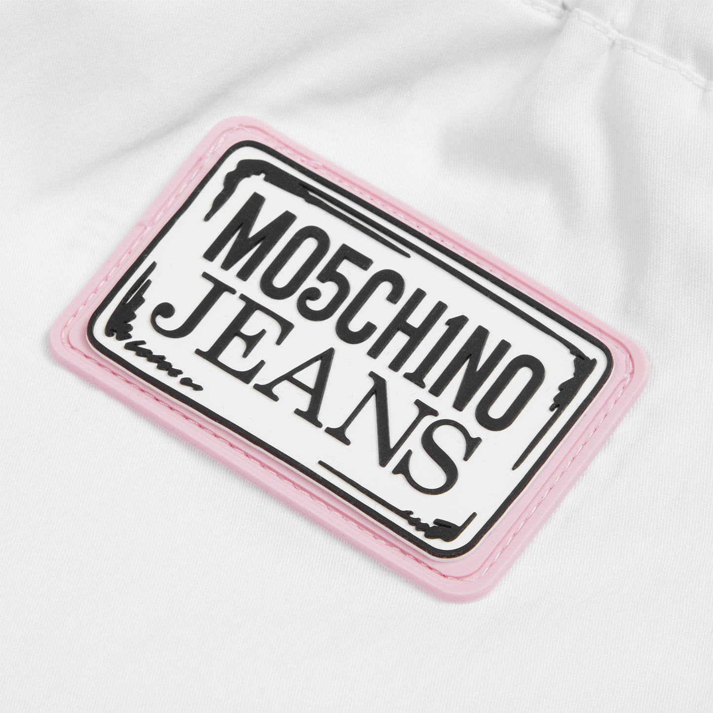 Moschino Jeans Straight Trousers (White)