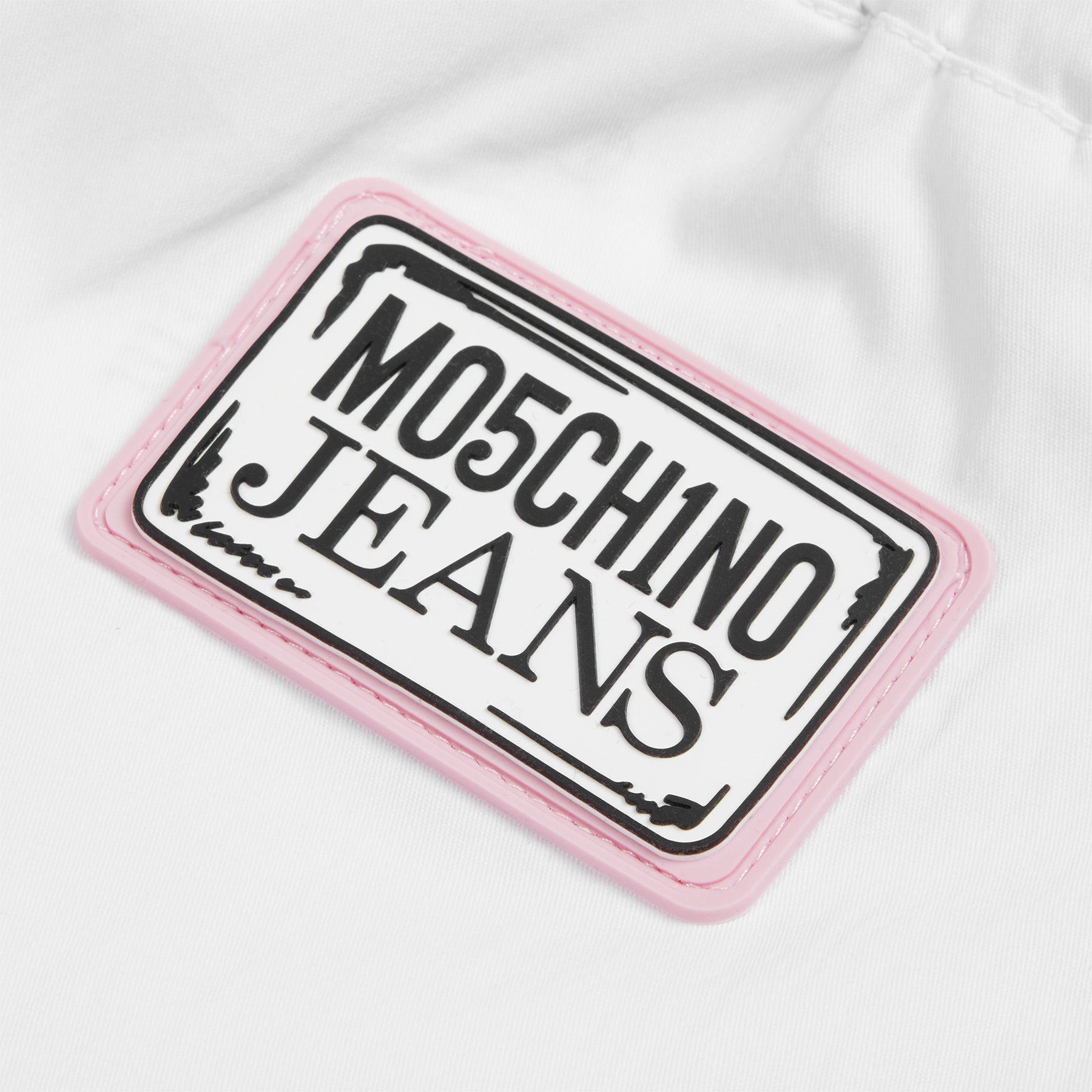 Moschino Jeans Straight Trousers (White)