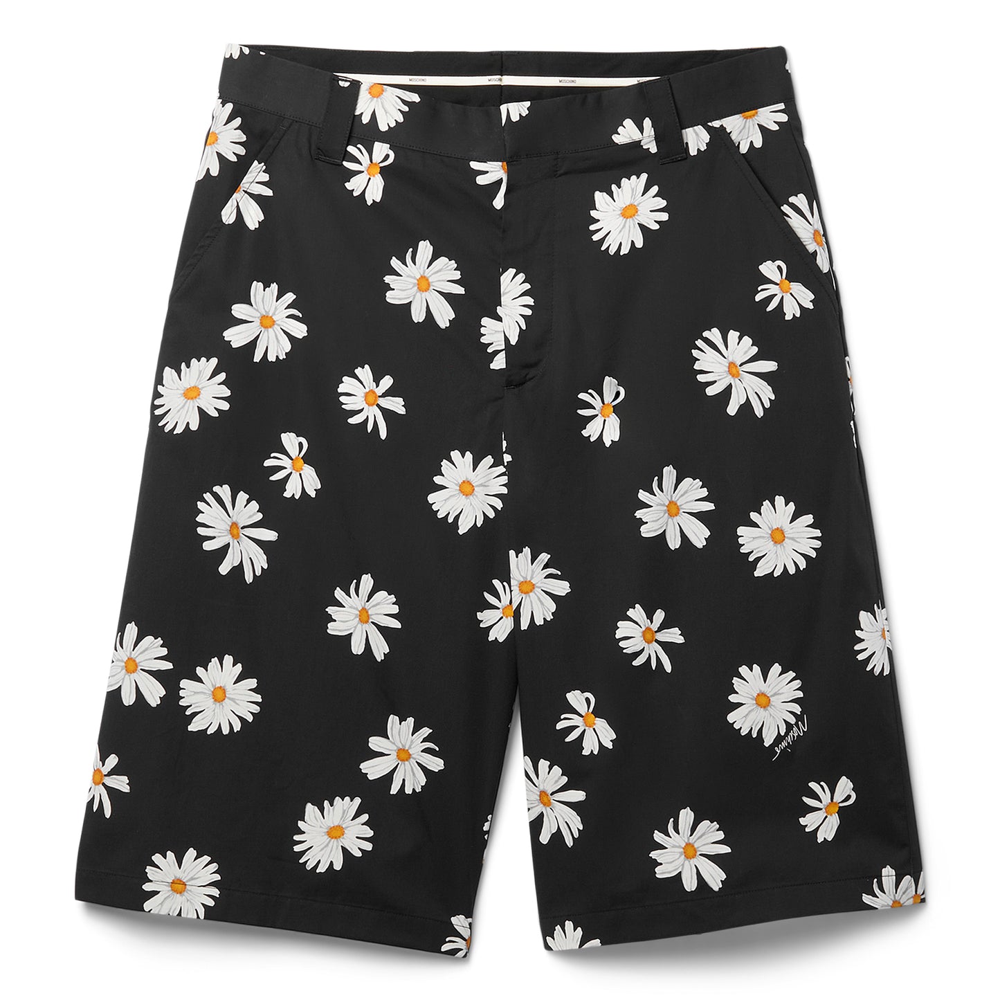 Moschino Daisy Print Shorts (Black)