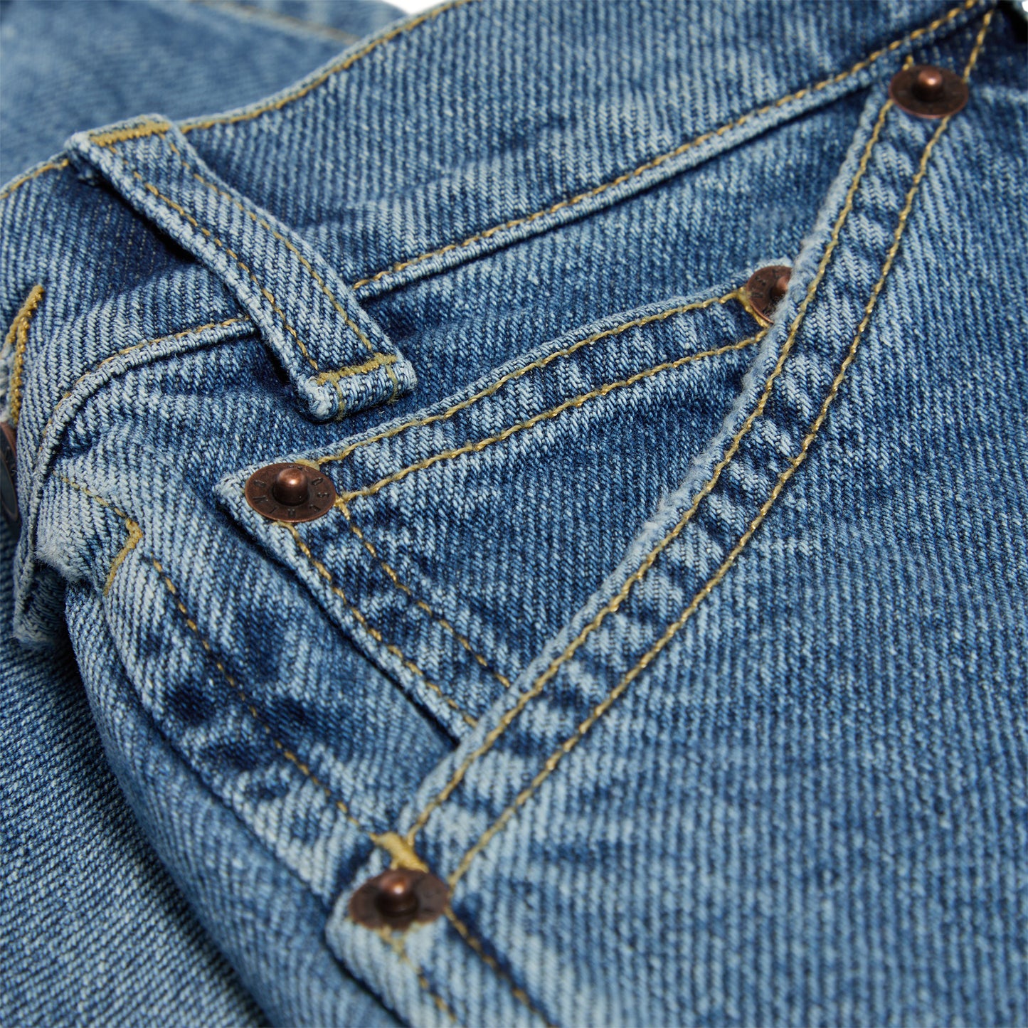 Moschino Crown Logo Denim Pants (Blue)