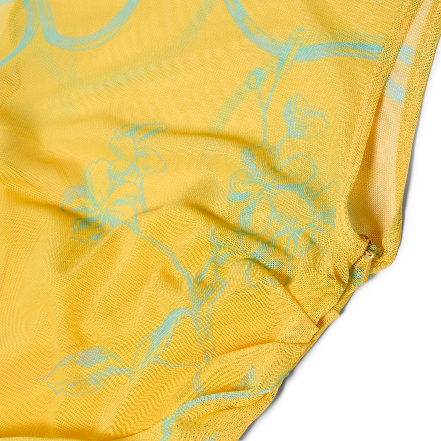 Moschino Jeans Ramage Mini Dress (Yellow)