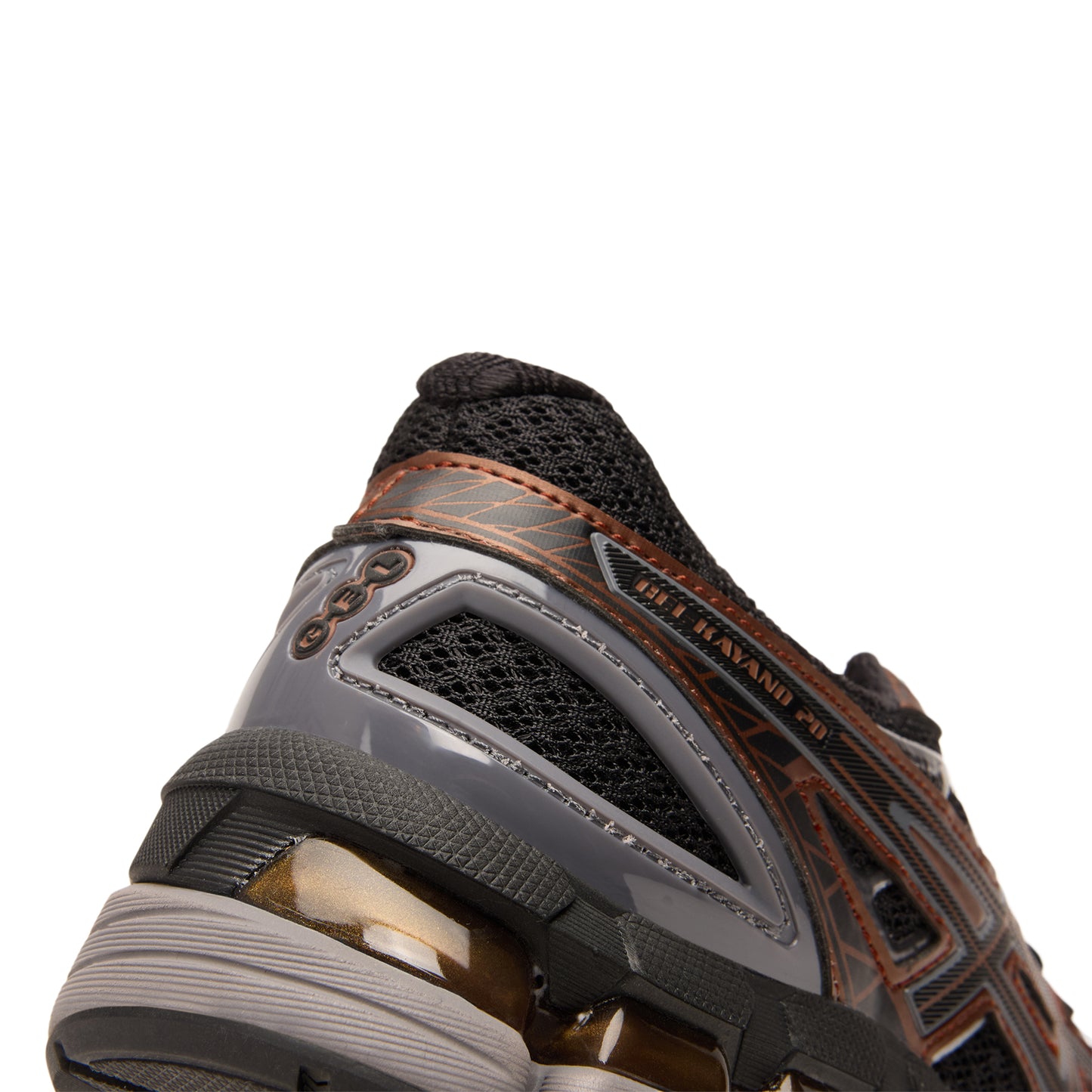 Asics Gel-Kayano 20 (Black/Reddish Brown)