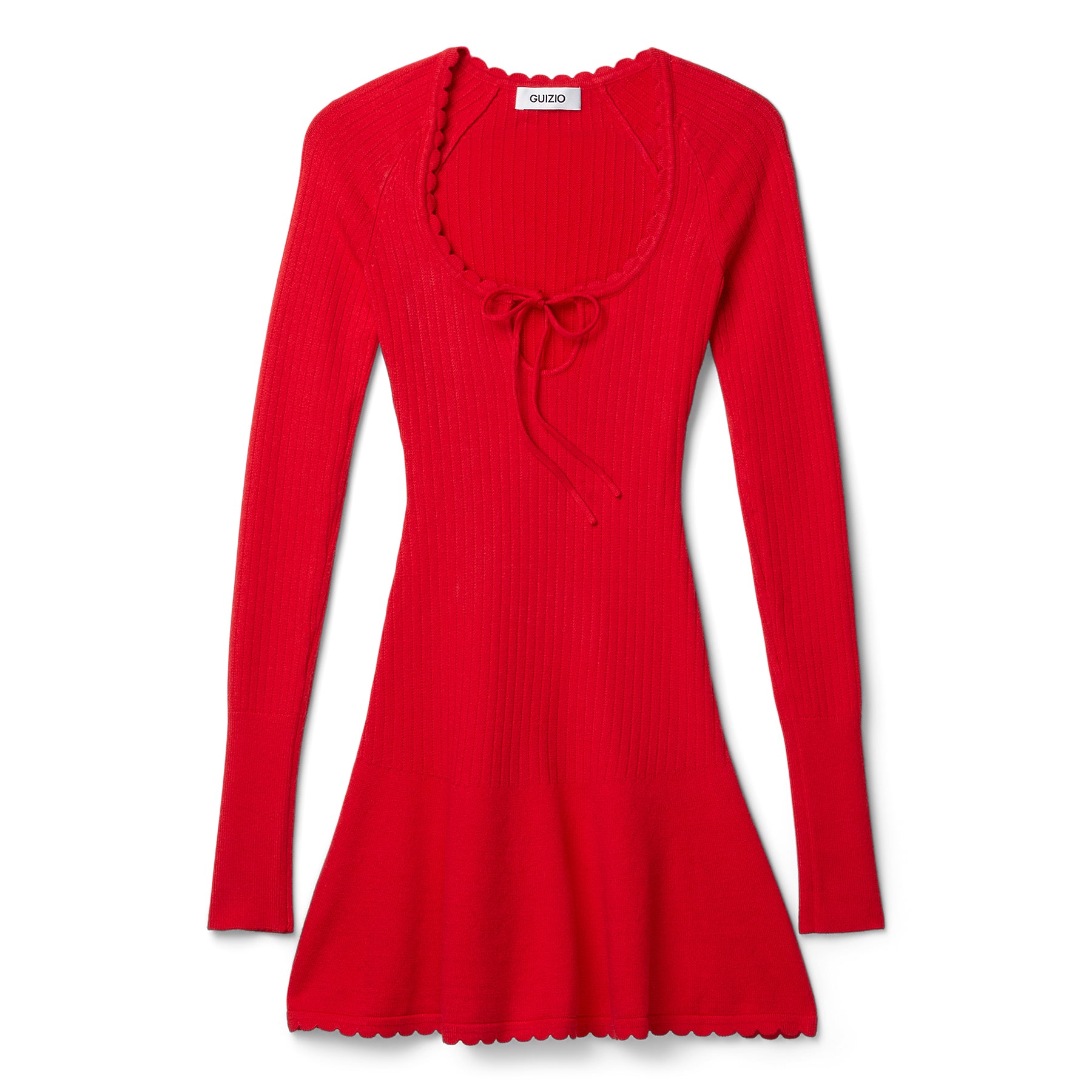 GUIZIO Evelyne Dress Red Love / L GUIZIO Evelyne Dress Red Love / L