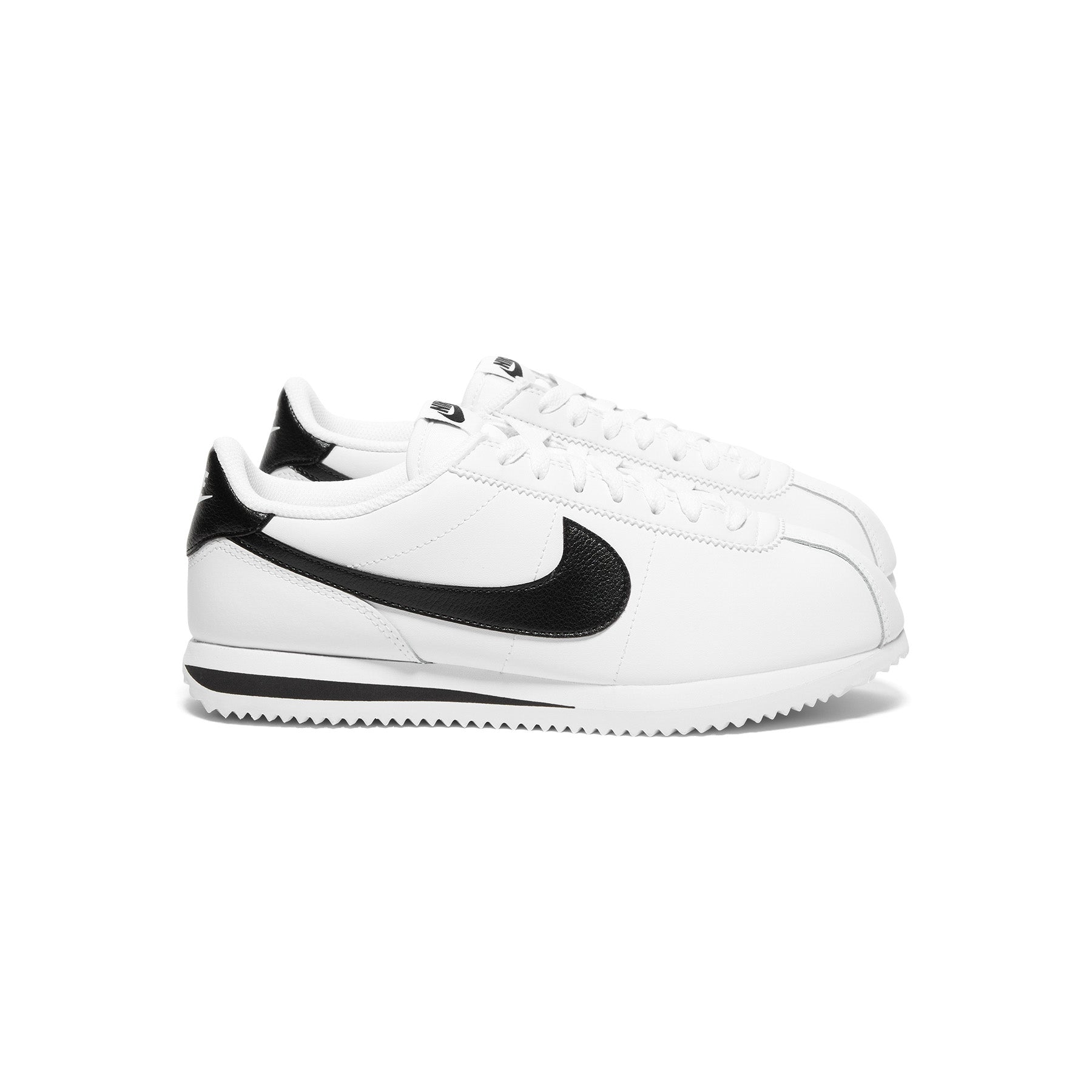Nike Womens Cortez Leather (White/Black) â CNCPTS