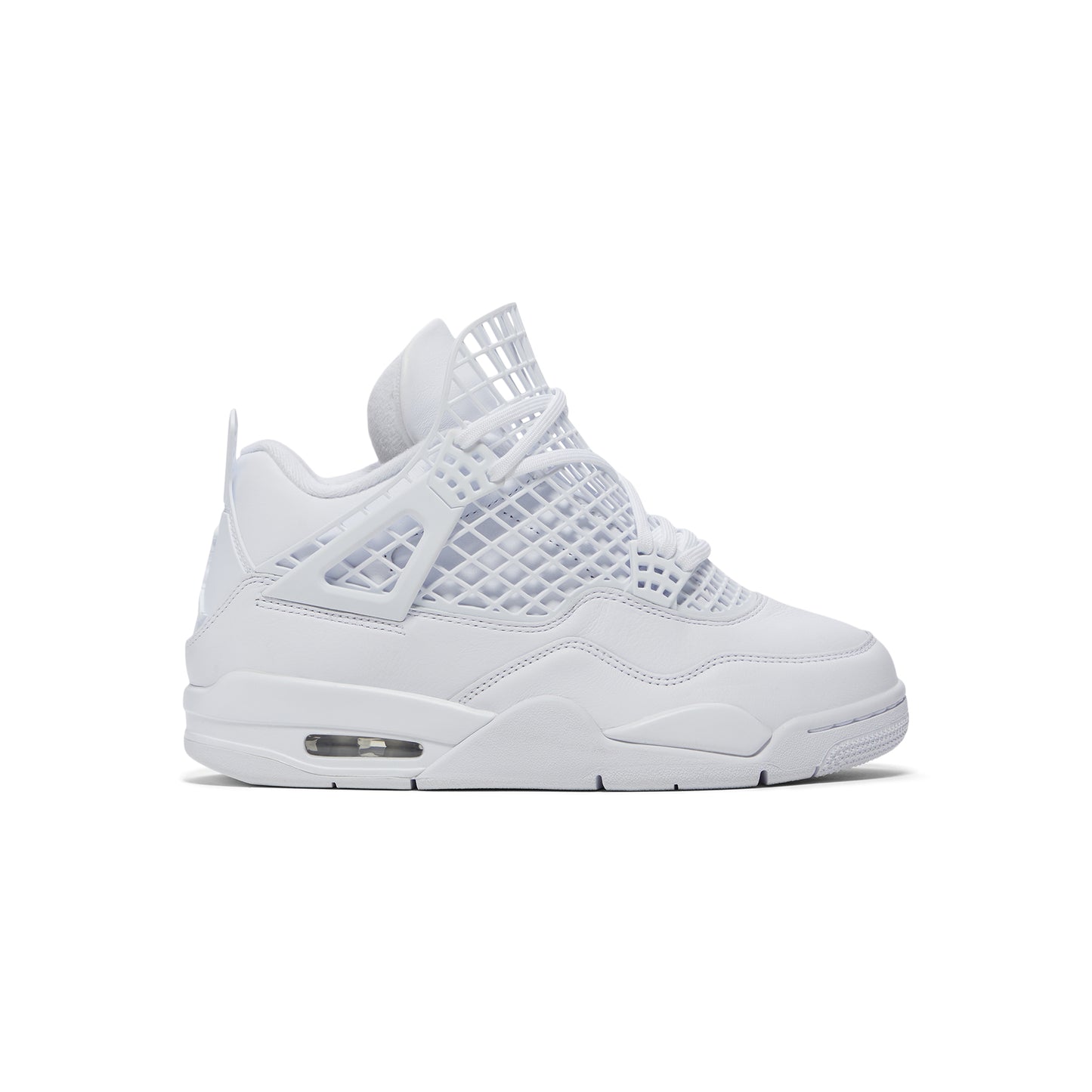 Nike Womens Air Jordan 4 Net (White/Phantom/Metallic Gold)