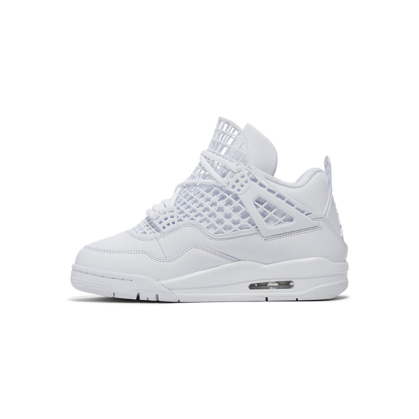 Nike Womens Air Jordan 4 Net (White/Phantom/Metallic Gold)