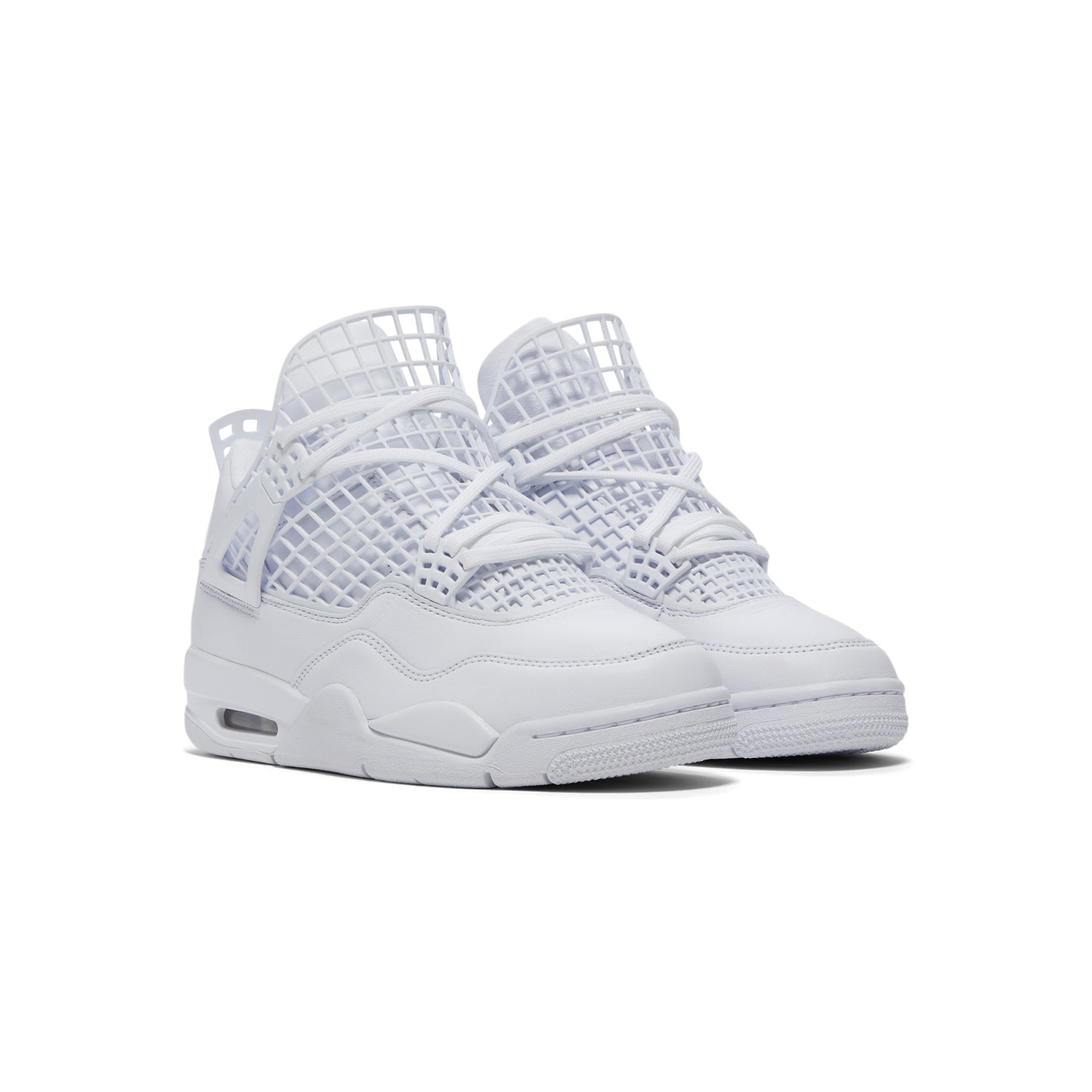 Nike Womens Air Jordan 4 Net (White/Phantom/Metallic Gold)