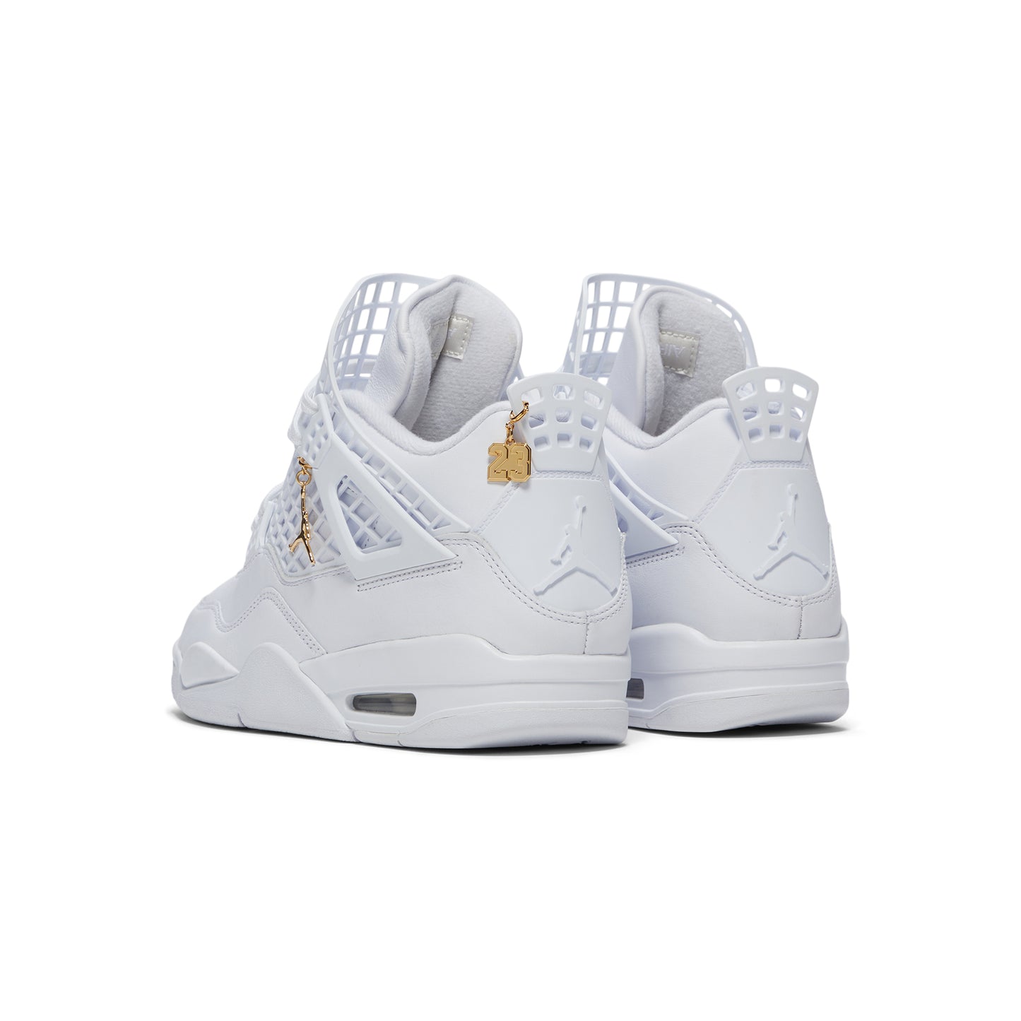 Nike Womens Air Jordan 4 Net (White/Phantom/Metallic Gold)