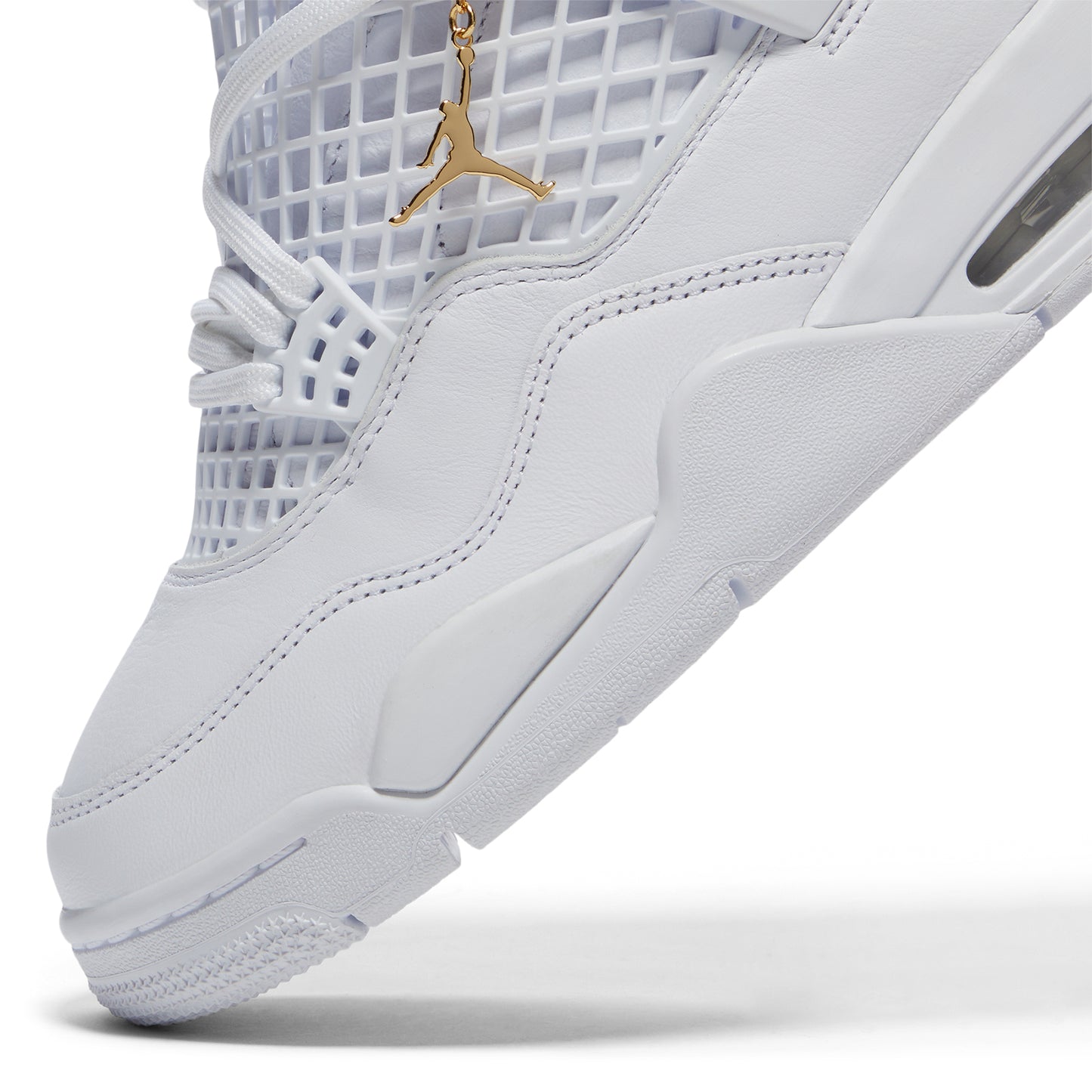 Nike Womens Air Jordan 4 Net (White/Phantom/Metallic Gold)