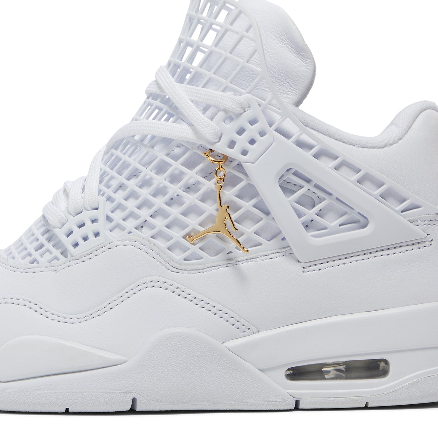 Nike Womens Air Jordan 4 Net (White/Phantom/Metallic Gold)