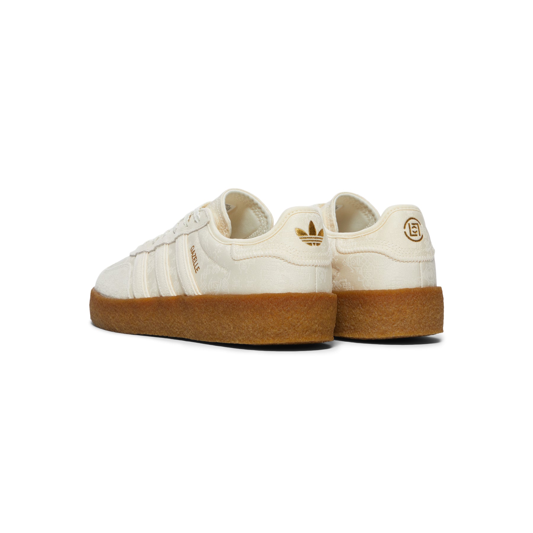 CLOT x adidas Gazelle (Cream white/Gold metallic)