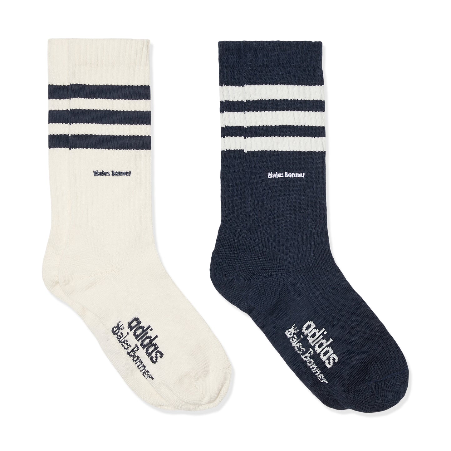 Wales Bonner x adidas 3S Sock (Night Navy/Core White)