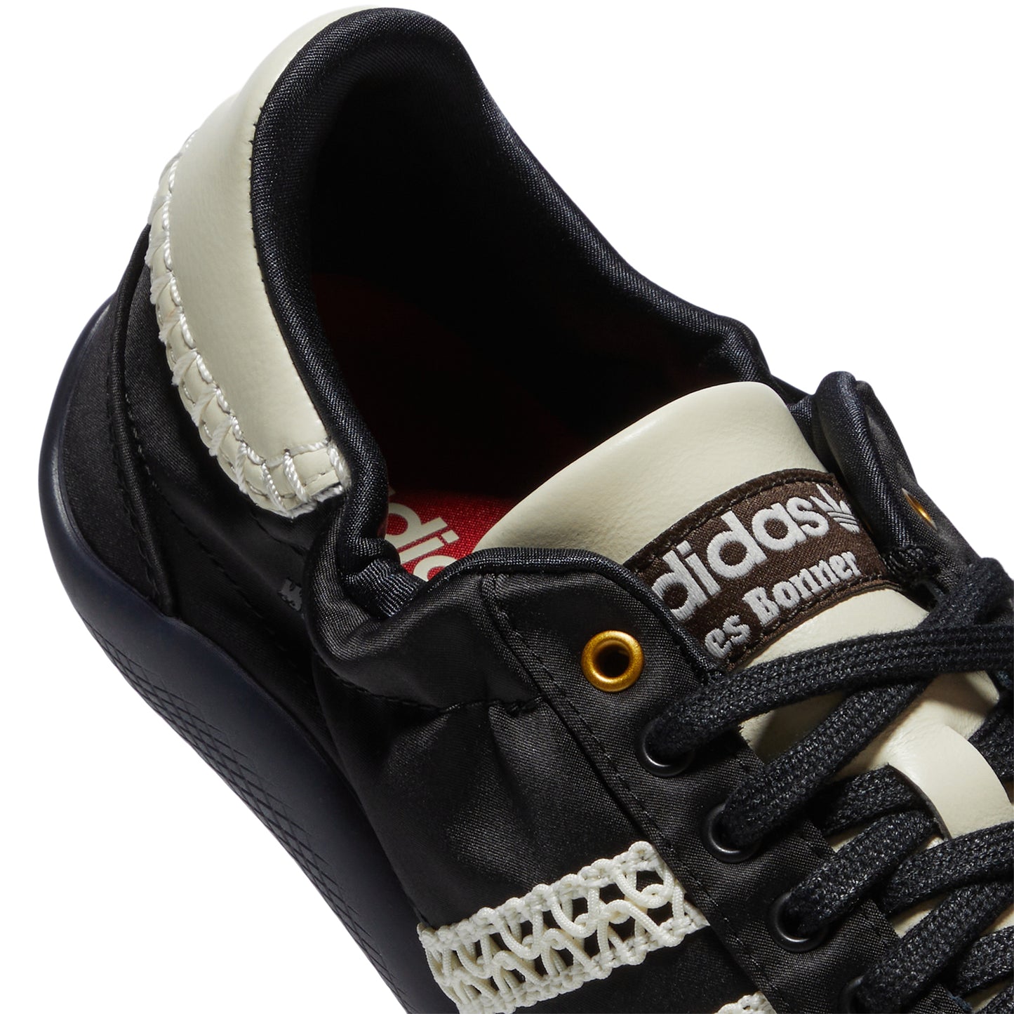 adidas Wales Bonner Karintha Lo Satin (Core Black/Dark Brown/Crew White)